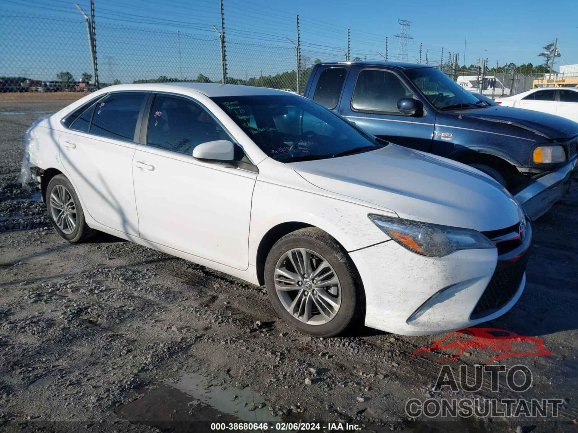 TOYOTA CAMRY 2016 - 4T1BF1FK6GU131227