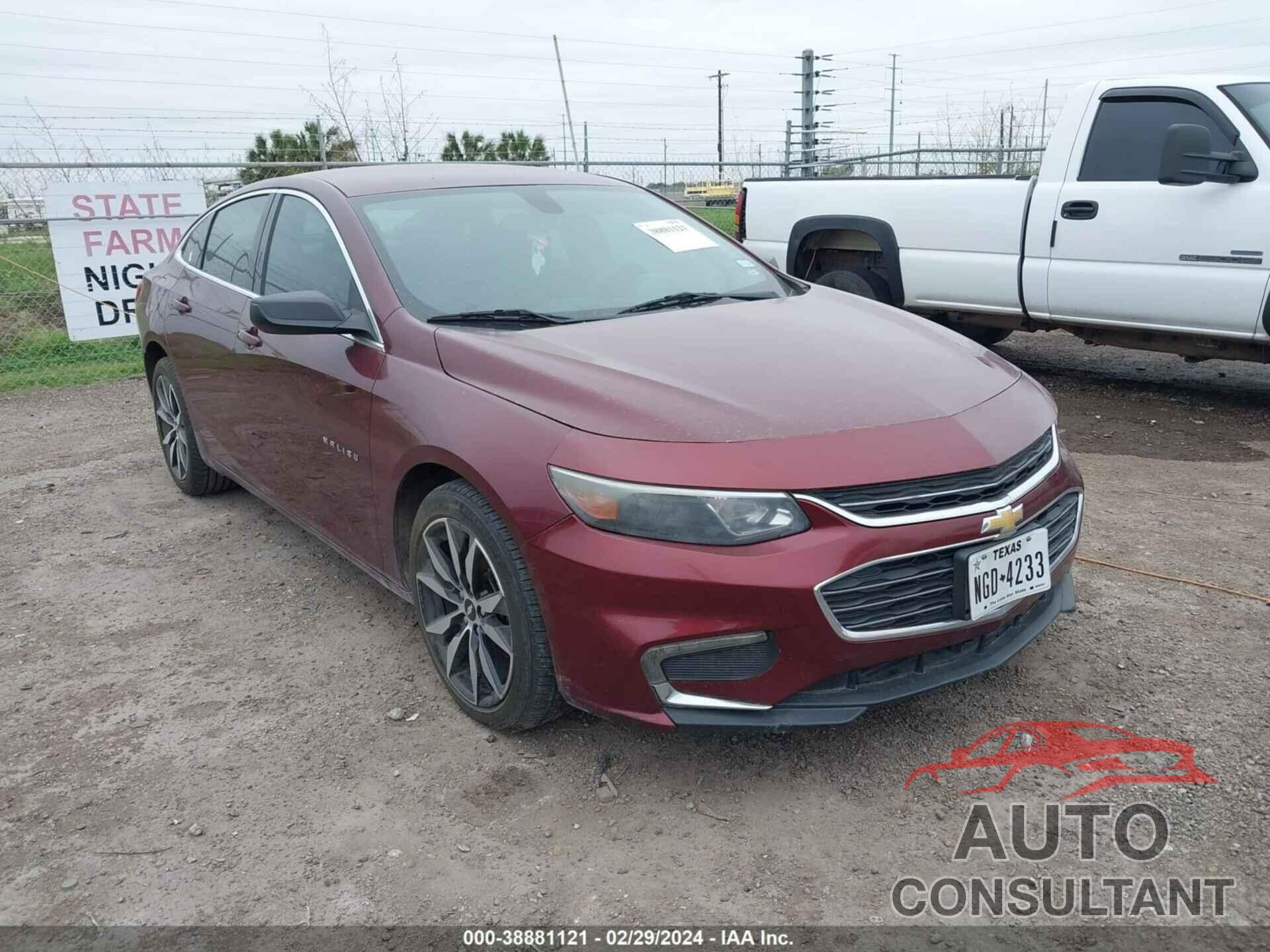 CHEVROLET MALIBU 2016 - 1G1ZB5ST4GF203186