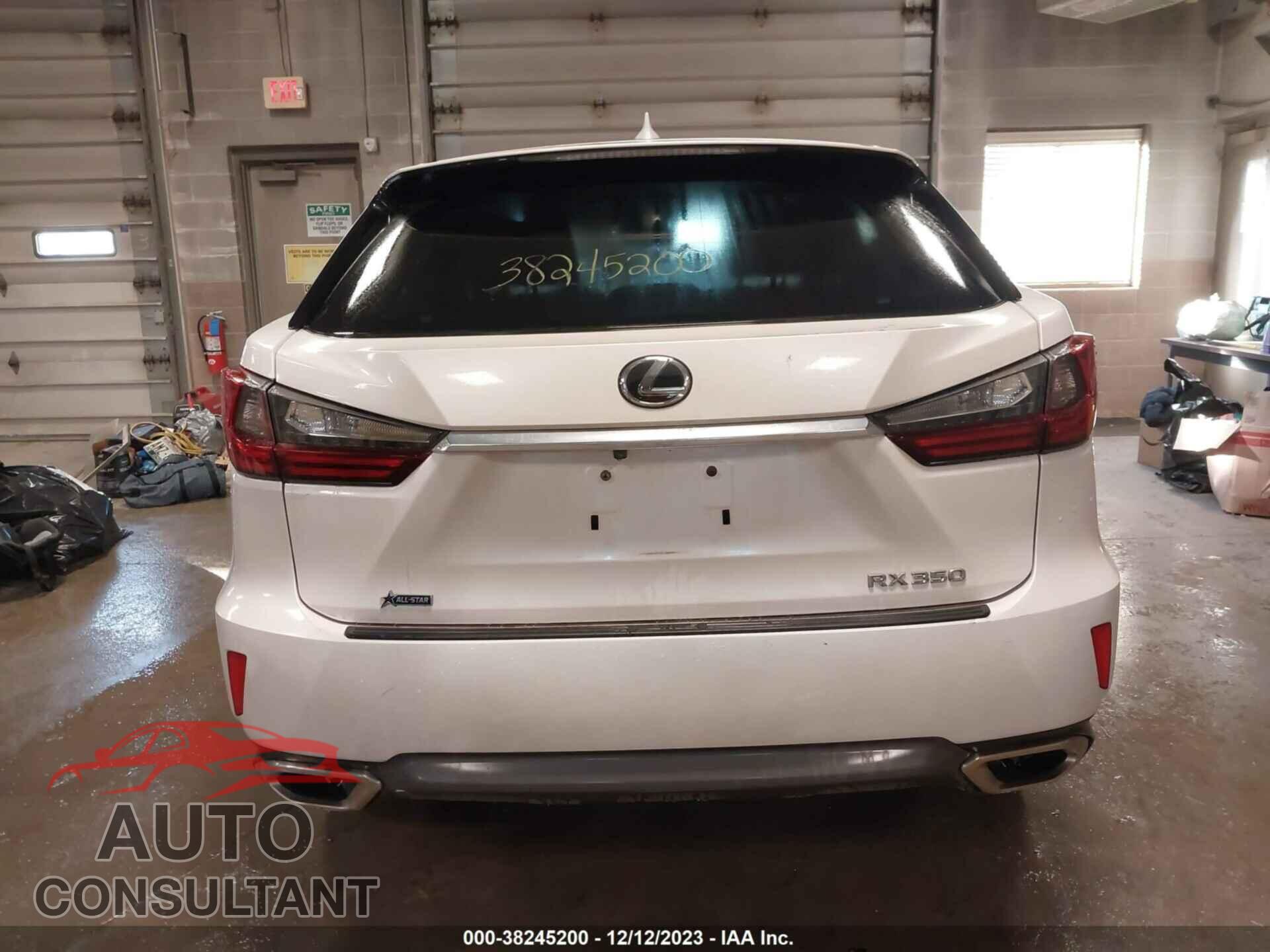 LEXUS RX 2017 - 2T2ZZMCA1HC076476