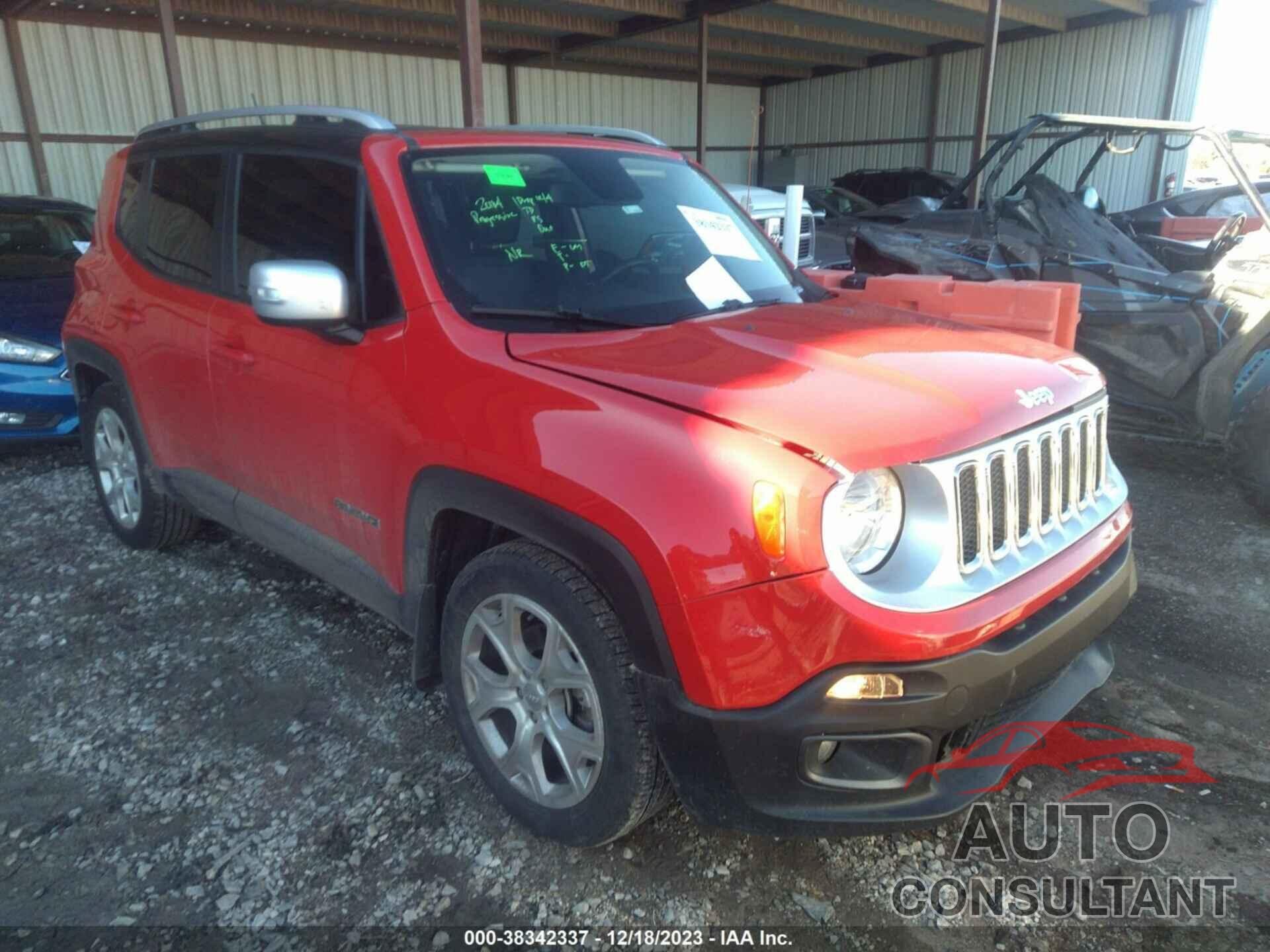 JEEP RENEGADE 2016 - ZACCJADT9GPC68411