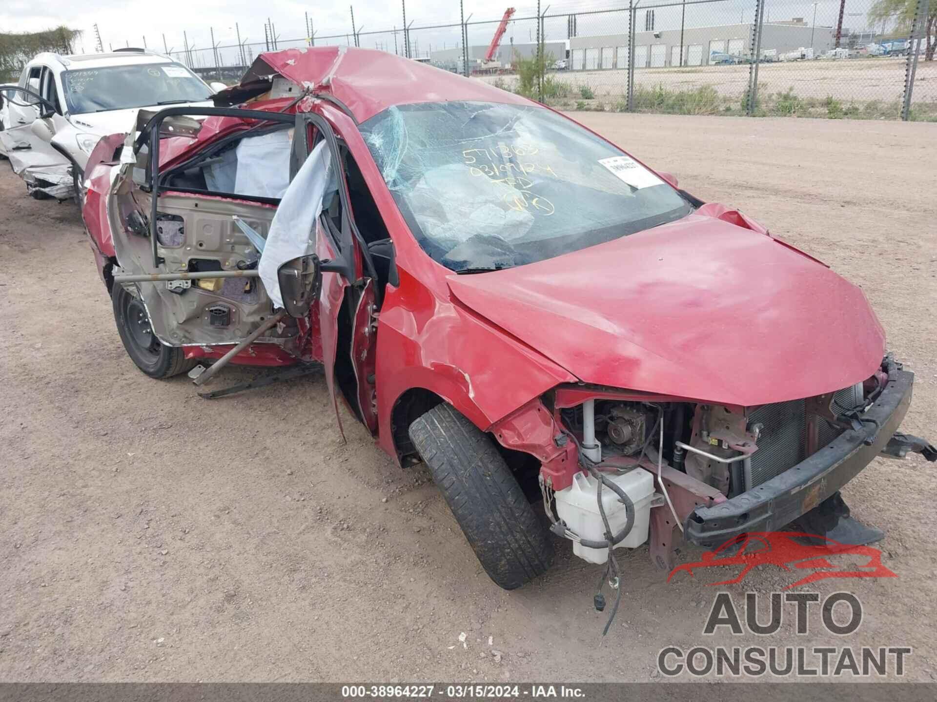 TOYOTA COROLLA 2017 - 5YFBURHE5HP594989