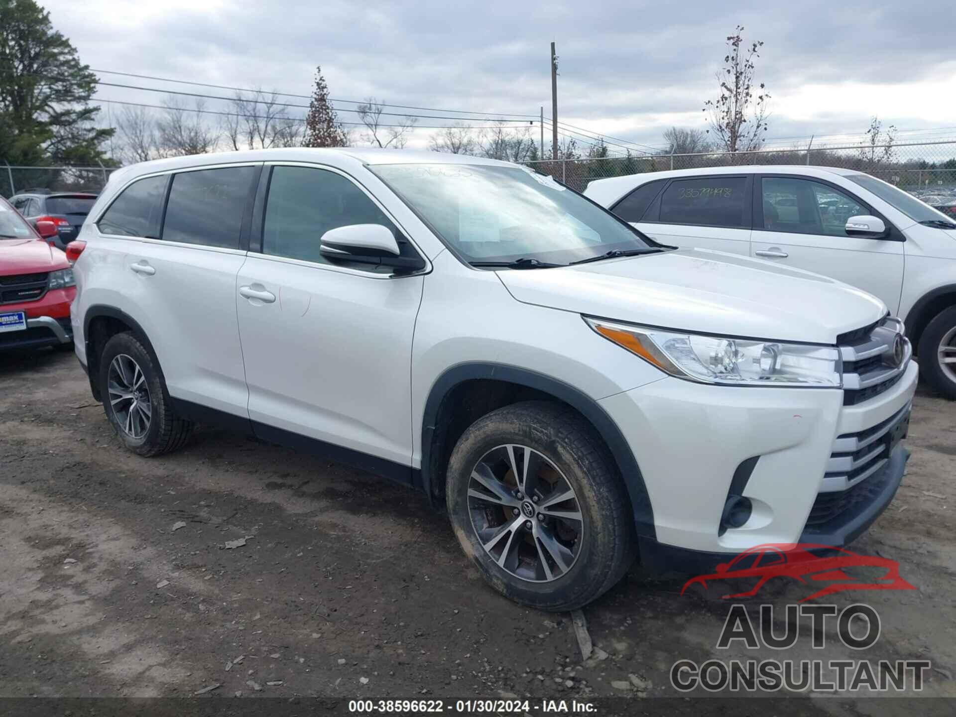 TOYOTA HIGHLANDER 2019 - 5TDBZRFH0KS995864