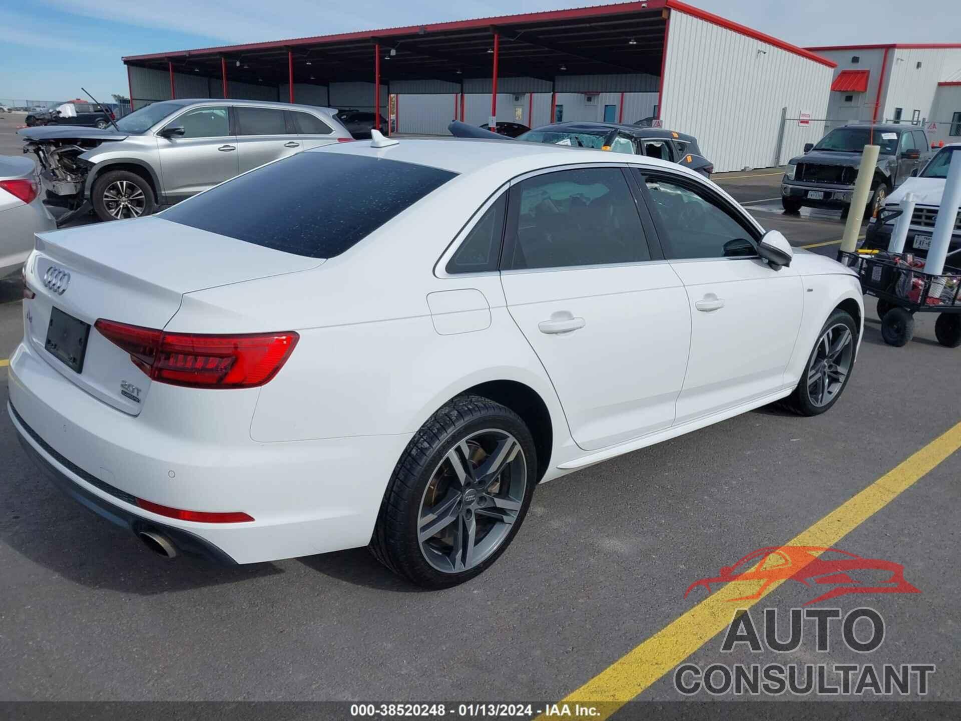 AUDI A4 2017 - WAUENAF49HN036515