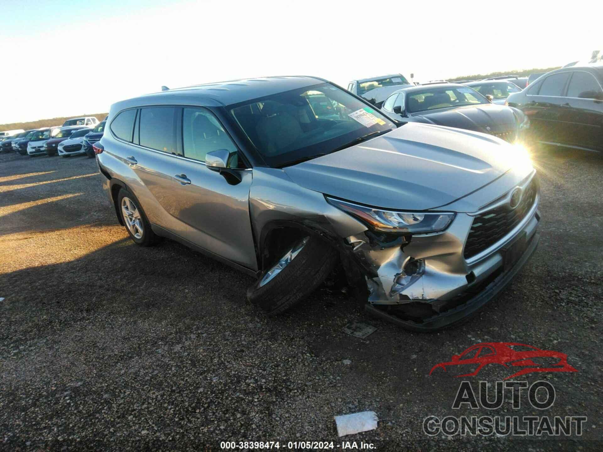 TOYOTA HIGHLANDER 2020 - 5TDCZRAH7LS030142