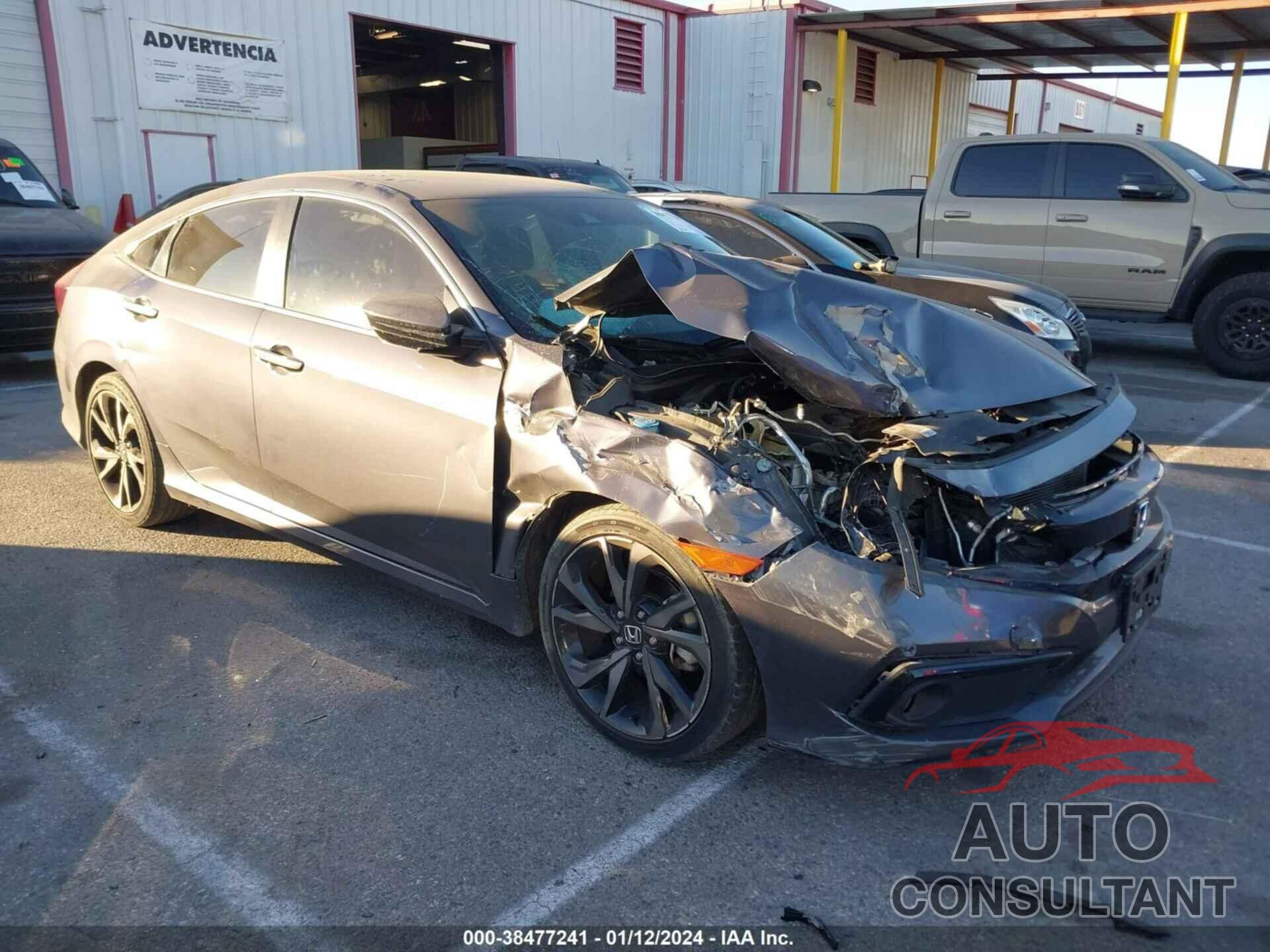 HONDA CIVIC 2019 - 2HGFC2F89KH580309