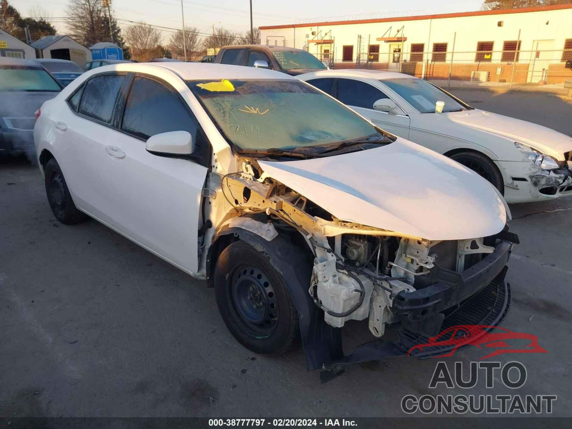 TOYOTA COROLLA 2016 - 2T1BURHEXGC533992