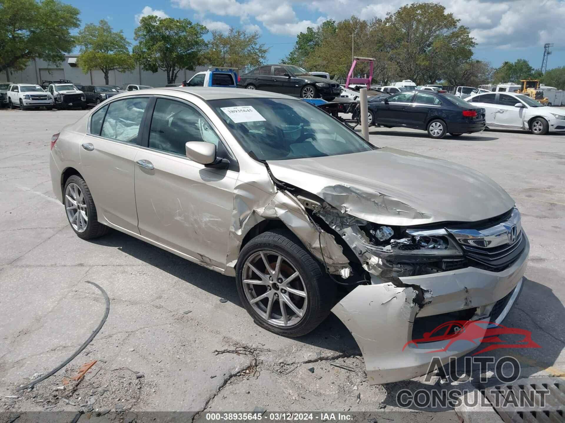 HONDA ACCORD 2016 - 1HGCR2F32GA028713
