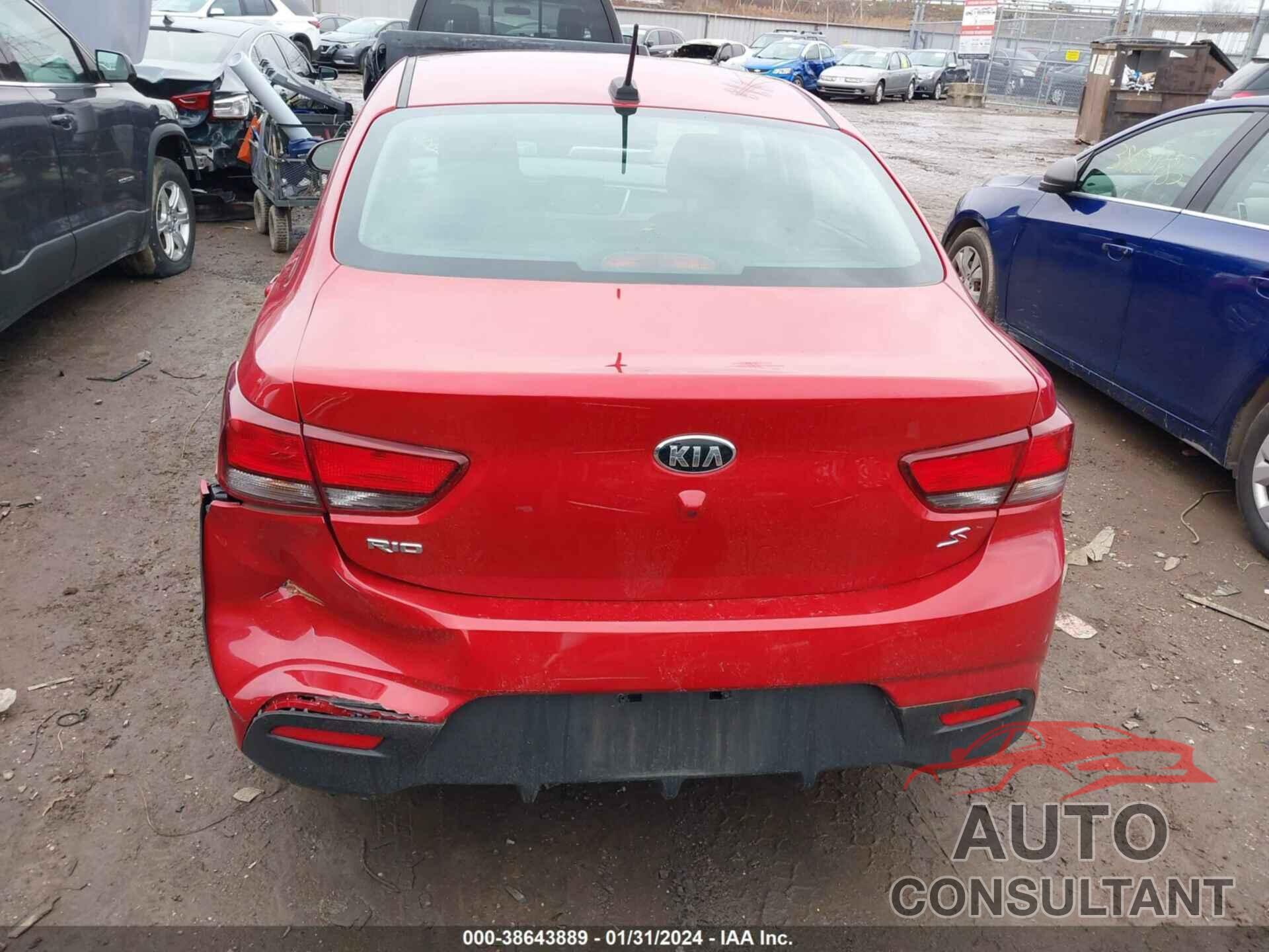 KIA RIO 2018 - 3KPA24AB3JE077556