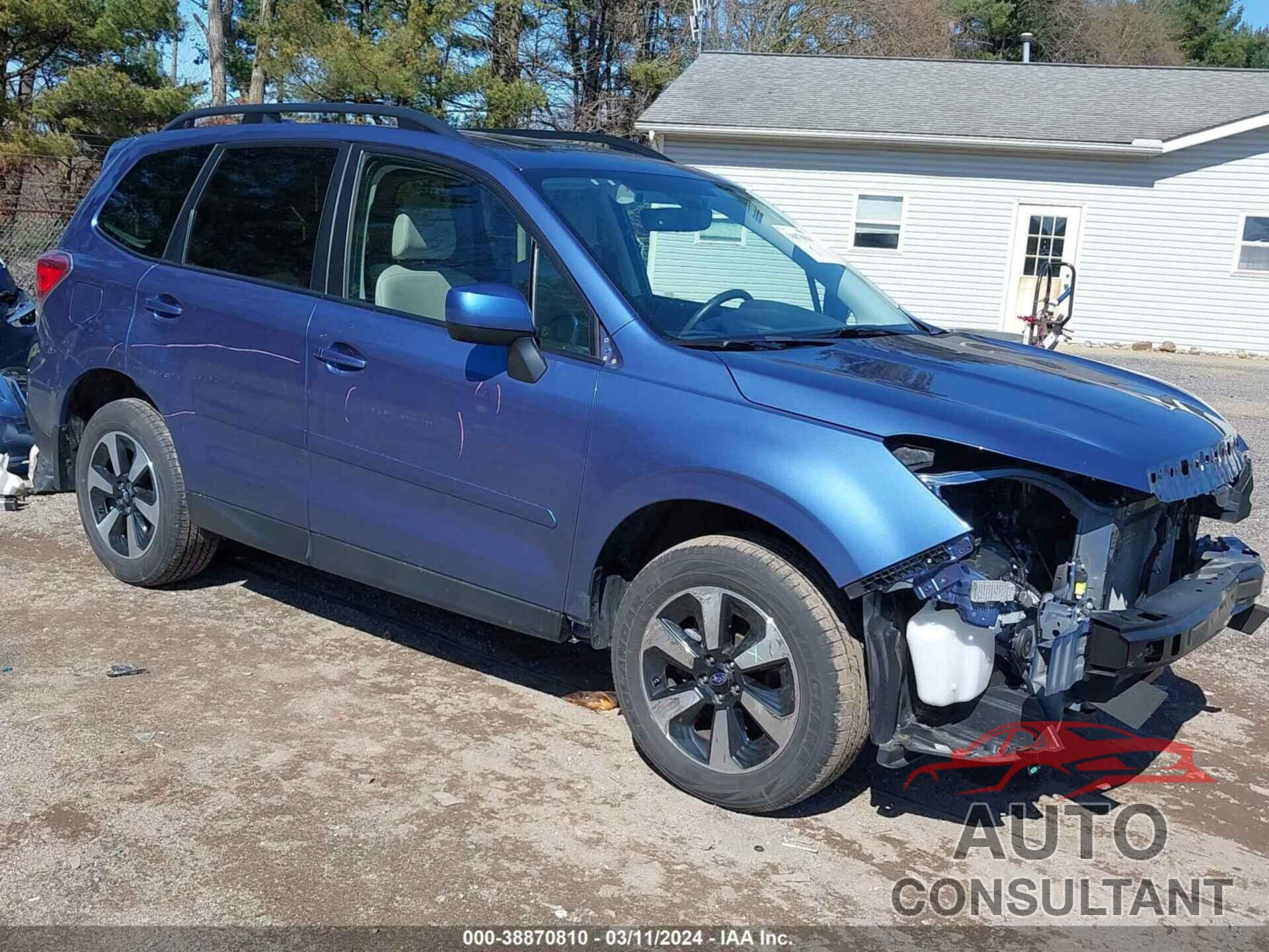 SUBARU FORESTER 2017 - JF2SJAGC2HH446290