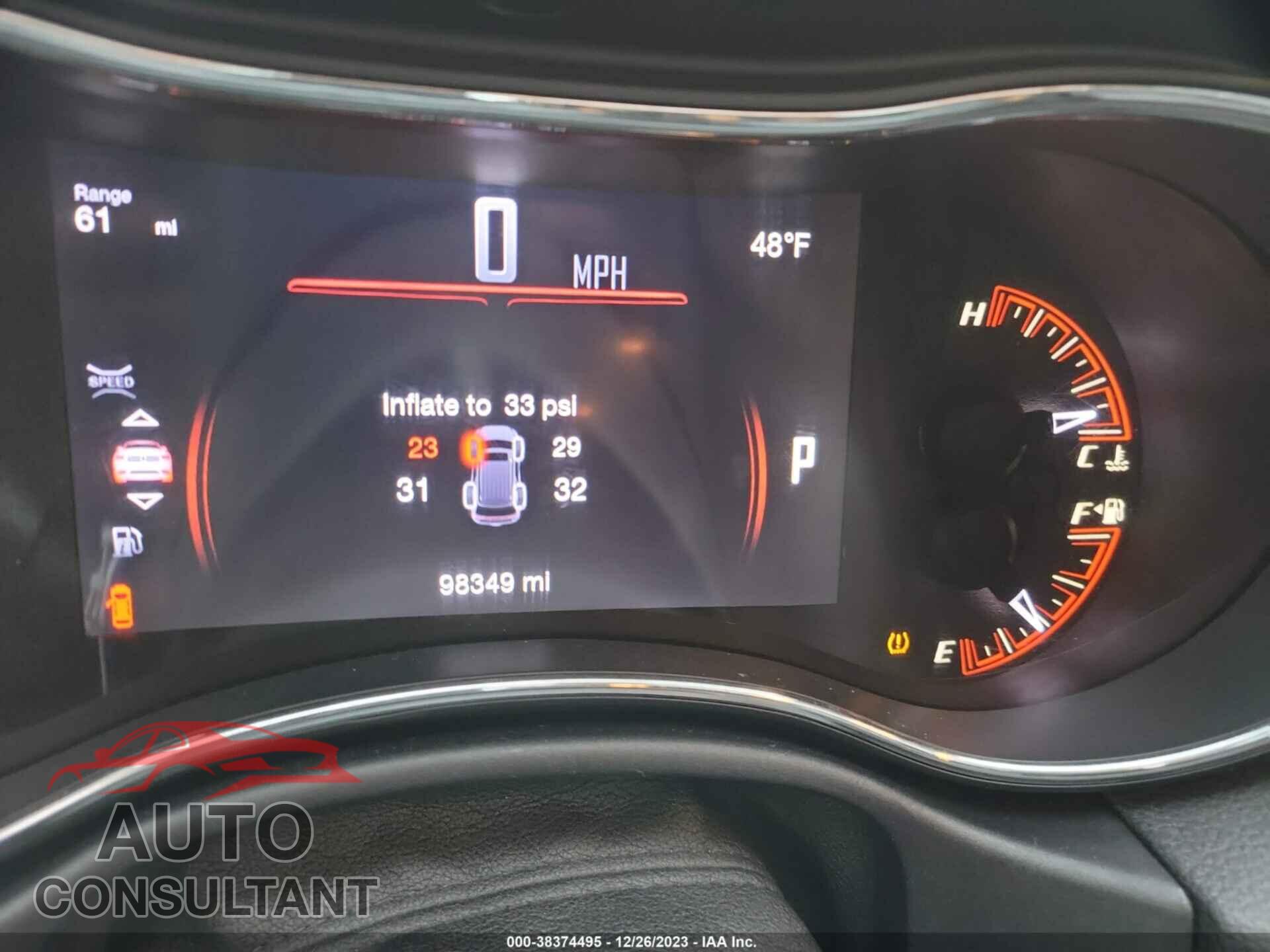 DODGE DURANGO 2017 - 1C4RDJDGXHC850625