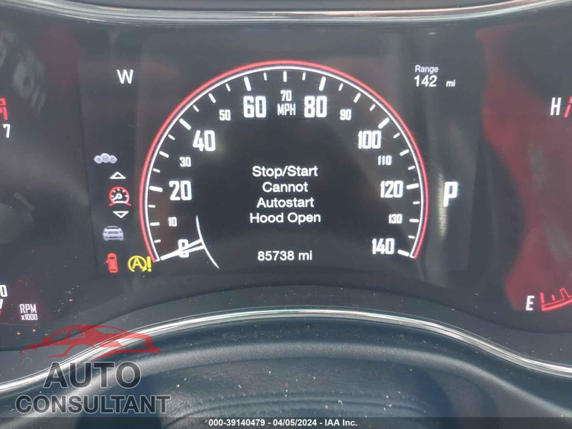 DODGE DURANGO 2017 - 1C4RDJAG4HC884144