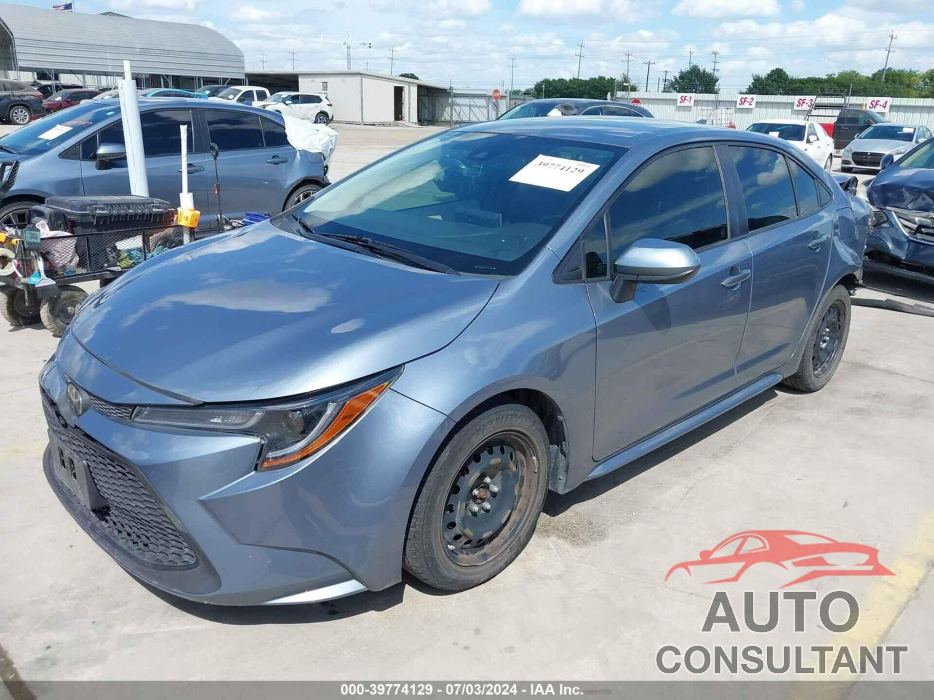 TOYOTA COROLLA 2020 - JTDEPRAE4LJ116106