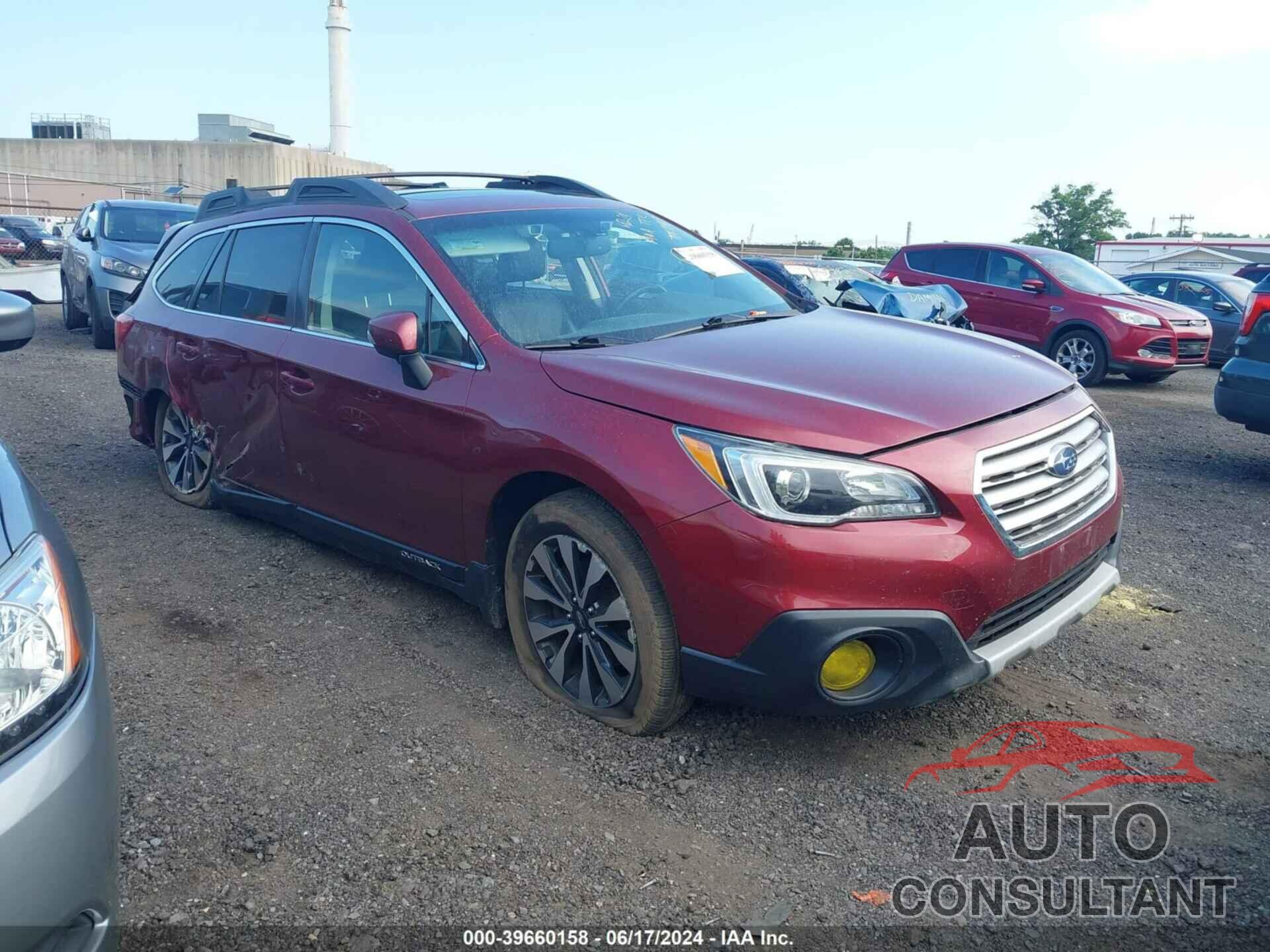 SUBARU OUTBACK 2016 - 4S4BSBNC1G3287998