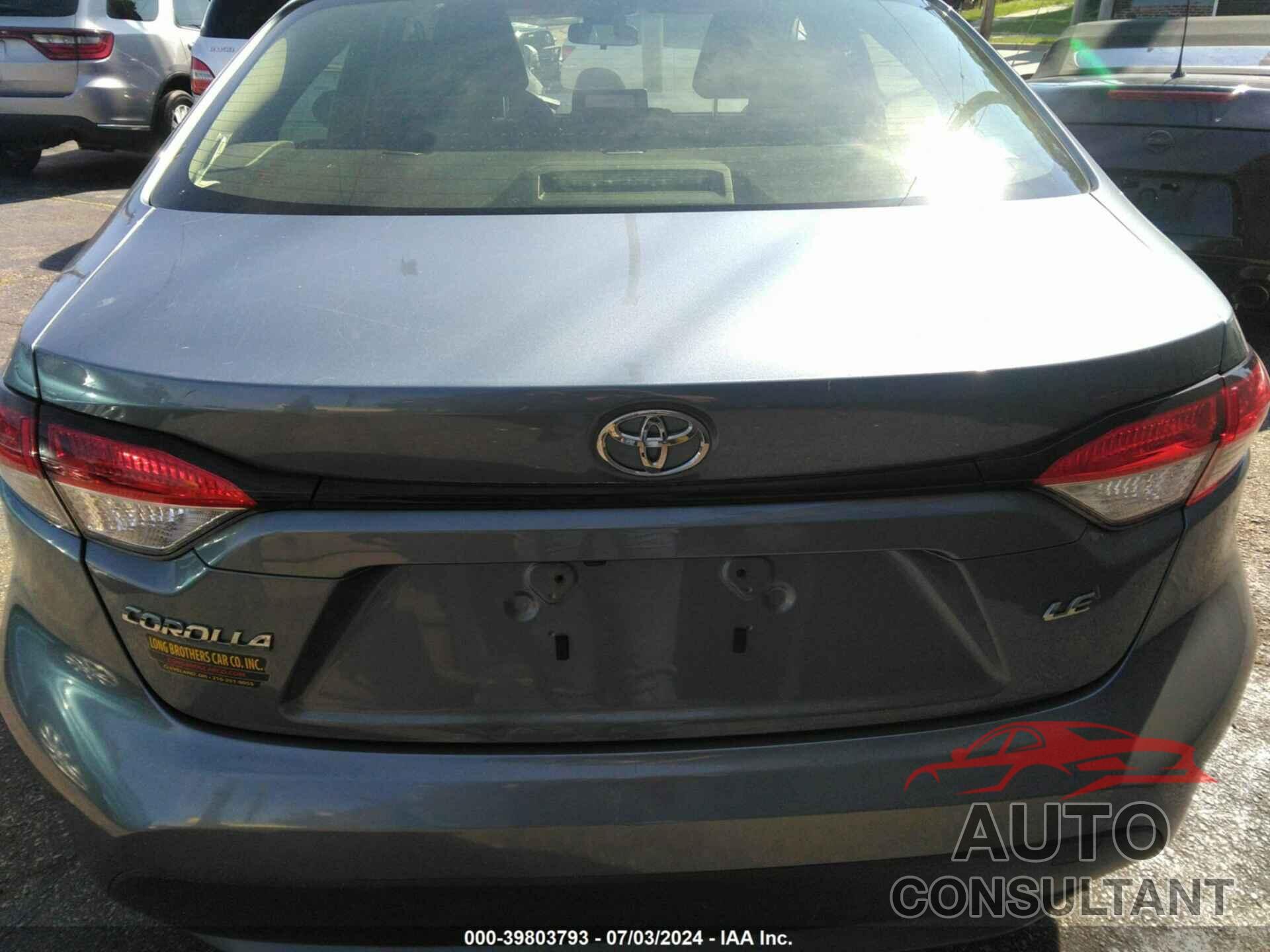 TOYOTA COROLLA 2020 - JTDEPRAE9LJ039605