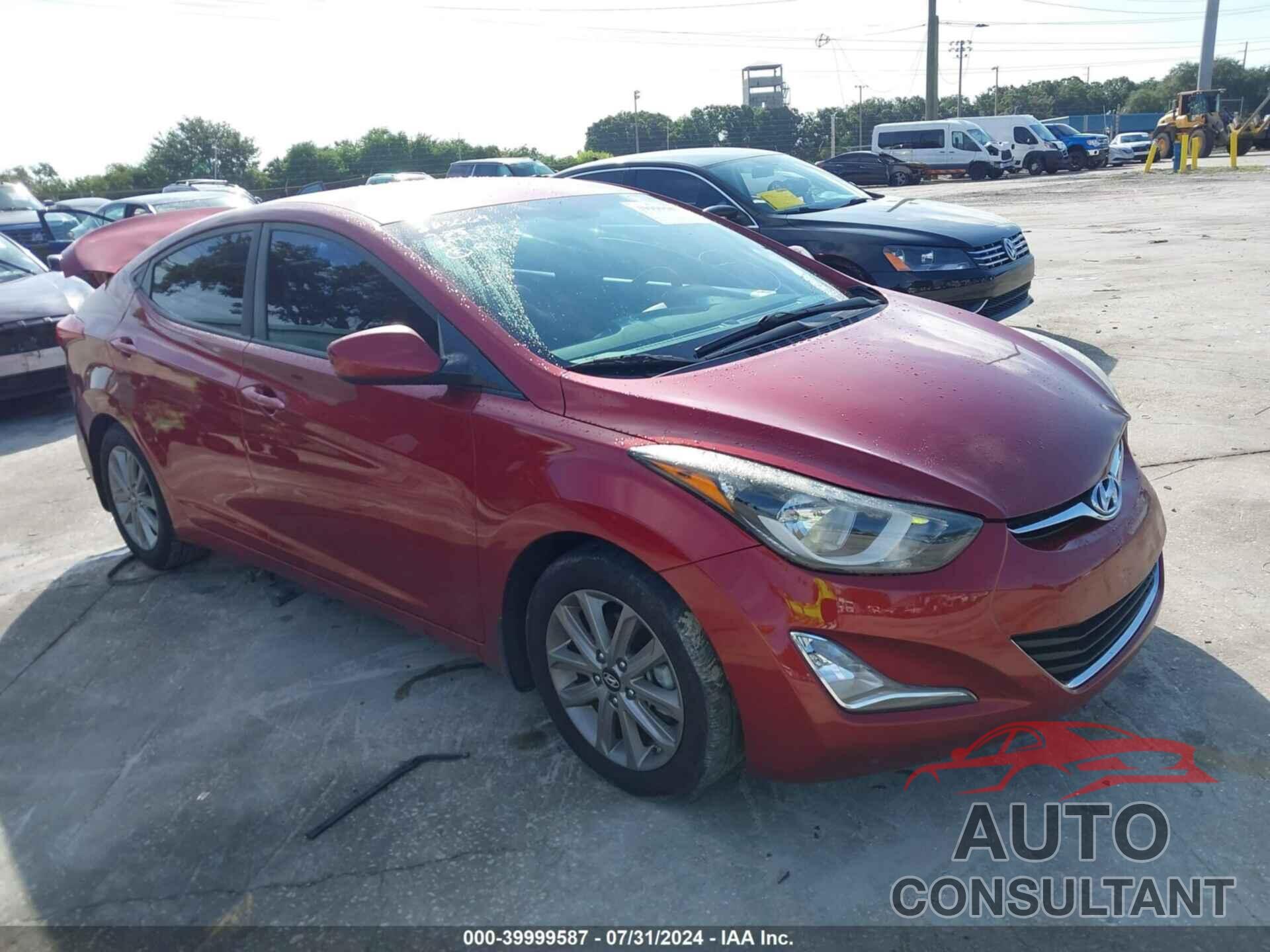 HYUNDAI ELANTRA 2016 - 5NPDH4AE7GH723630