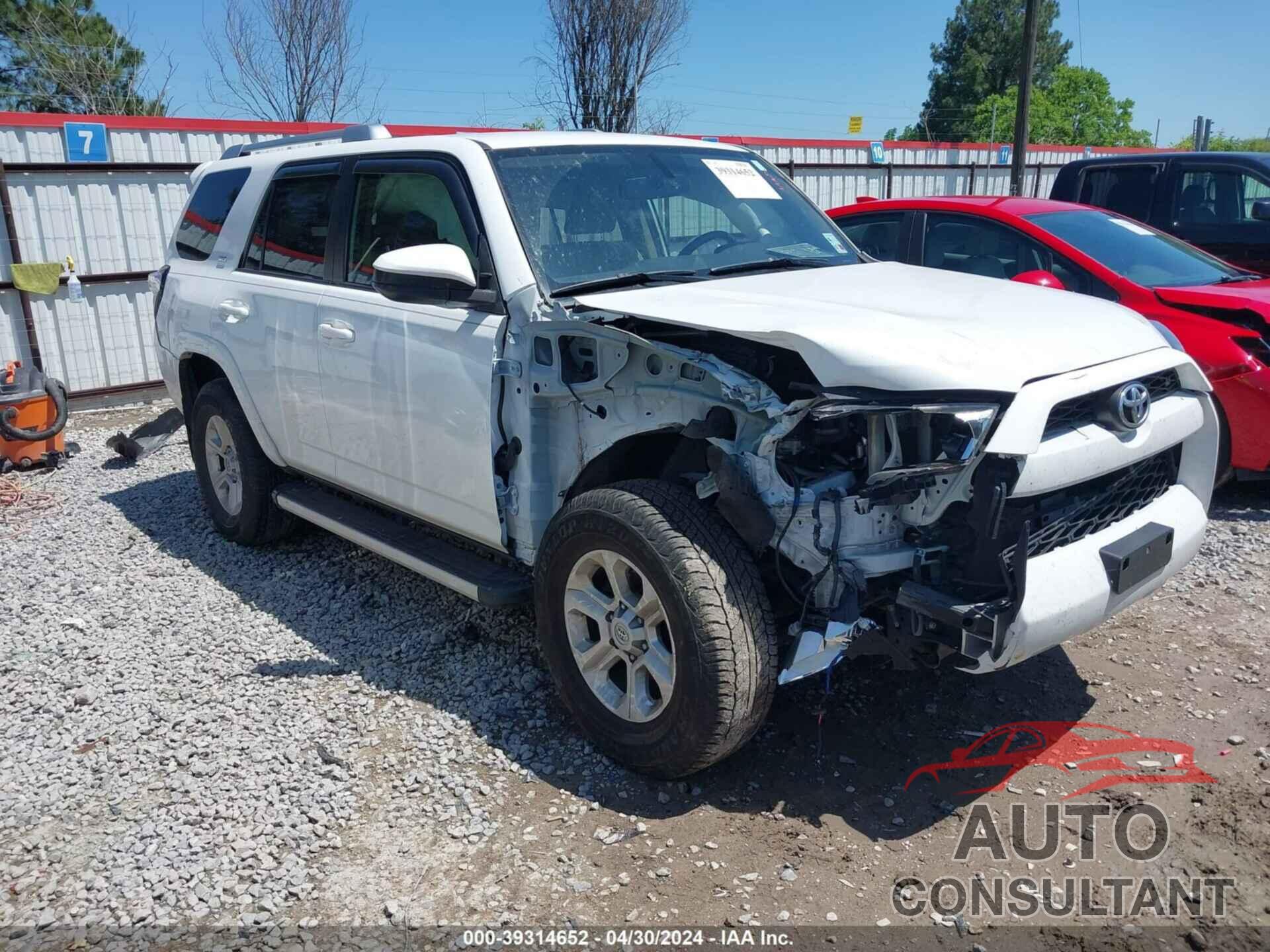 TOYOTA 4RUNNER 2016 - JTEZU5JR8G5145236