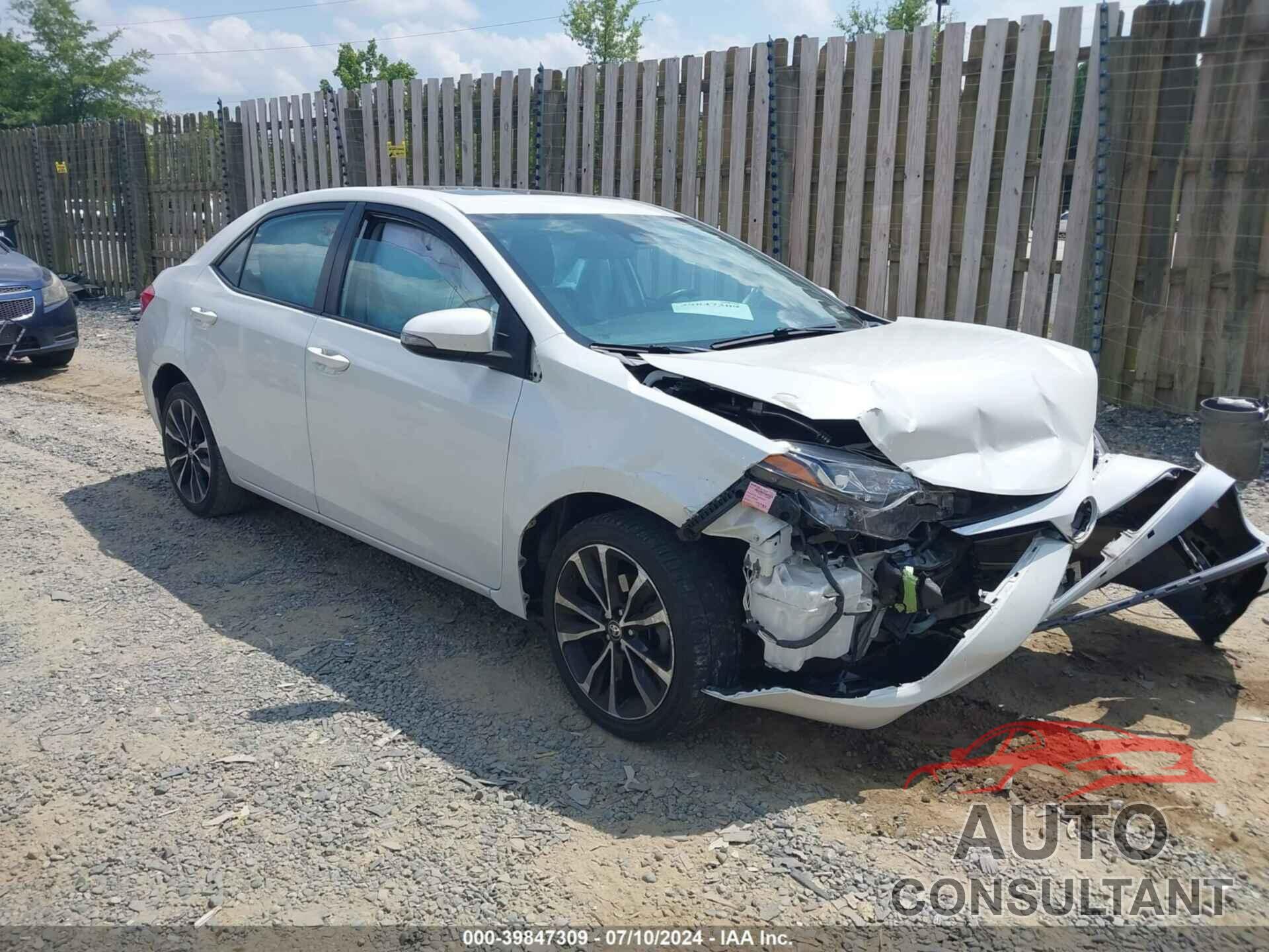 TOYOTA COROLLA 2017 - 5YFBURHE4HP642918