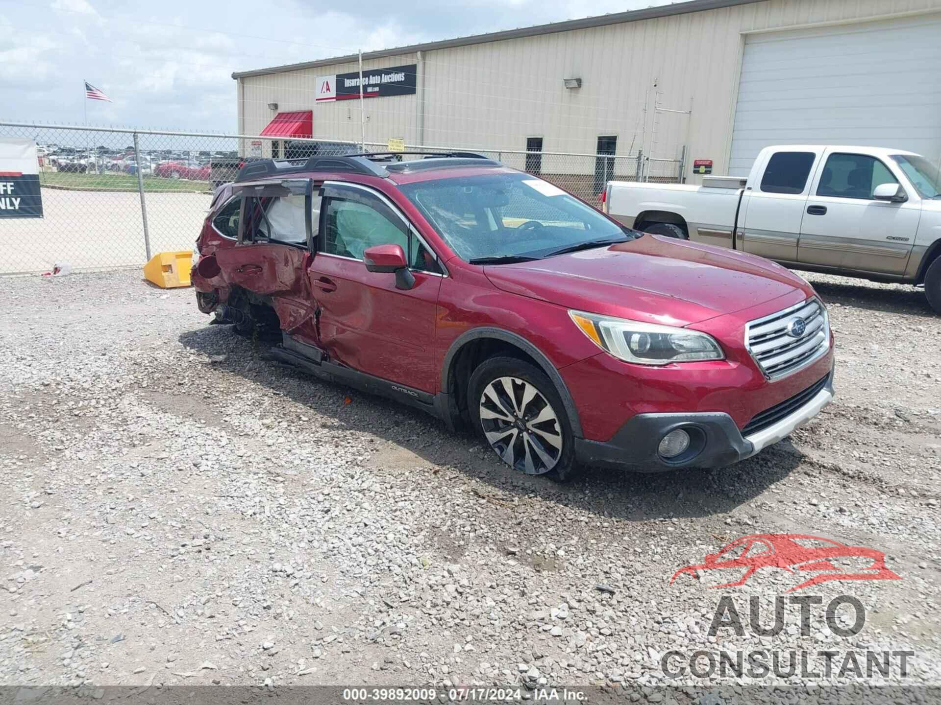 SUBARU OUTBACK 2015 - 4S4BSBNC7F3357874
