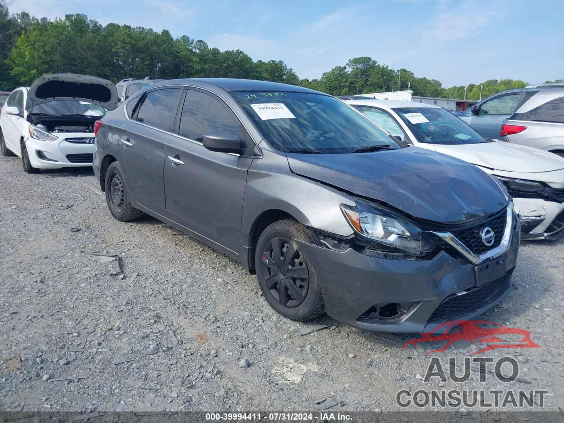 NISSAN SENTRA 2017 - 3N1AB7AP9HY230532