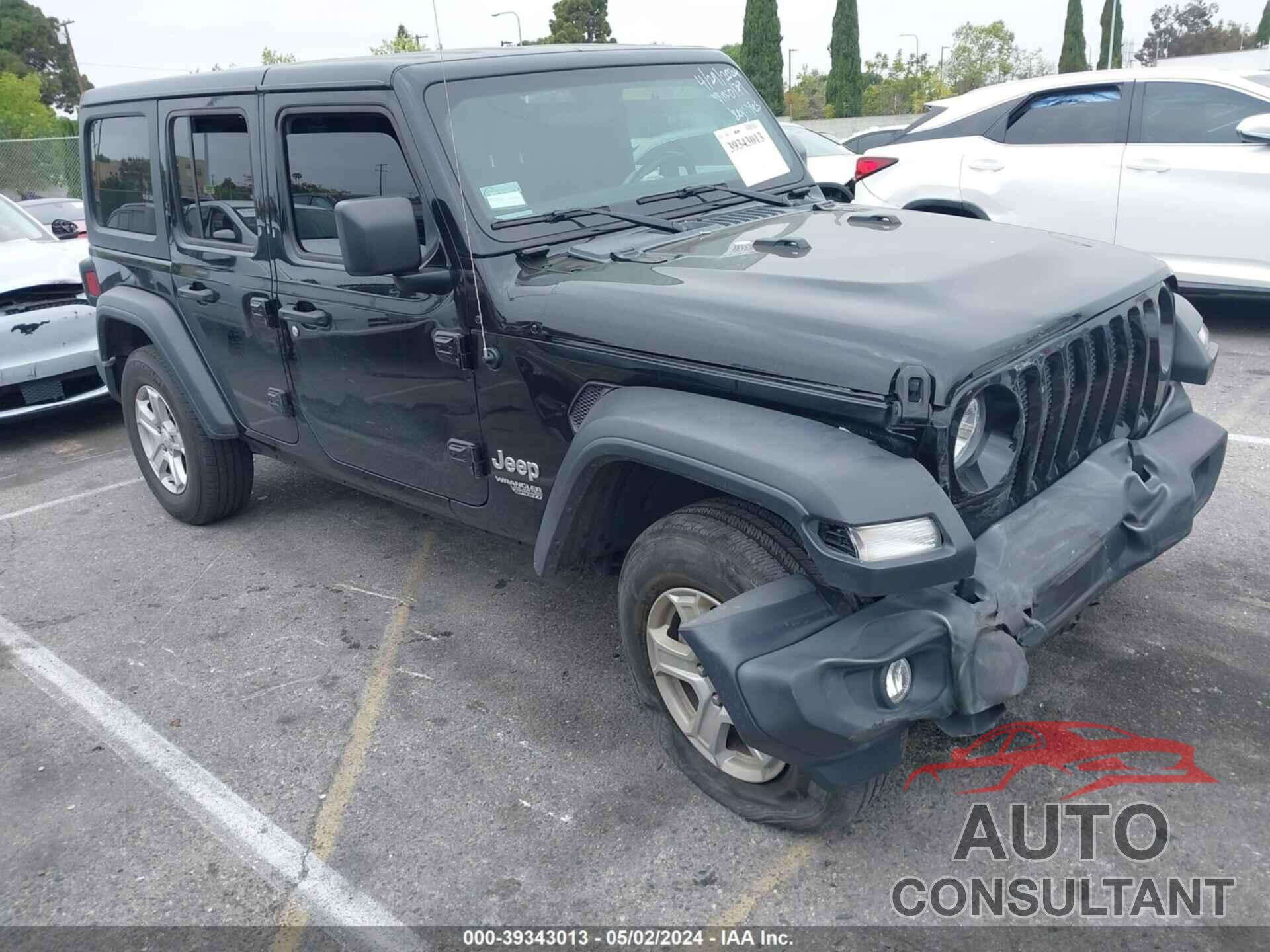 JEEP WRANGLER UNLIMITED 2021 - 1C4HJXDG7MW520179