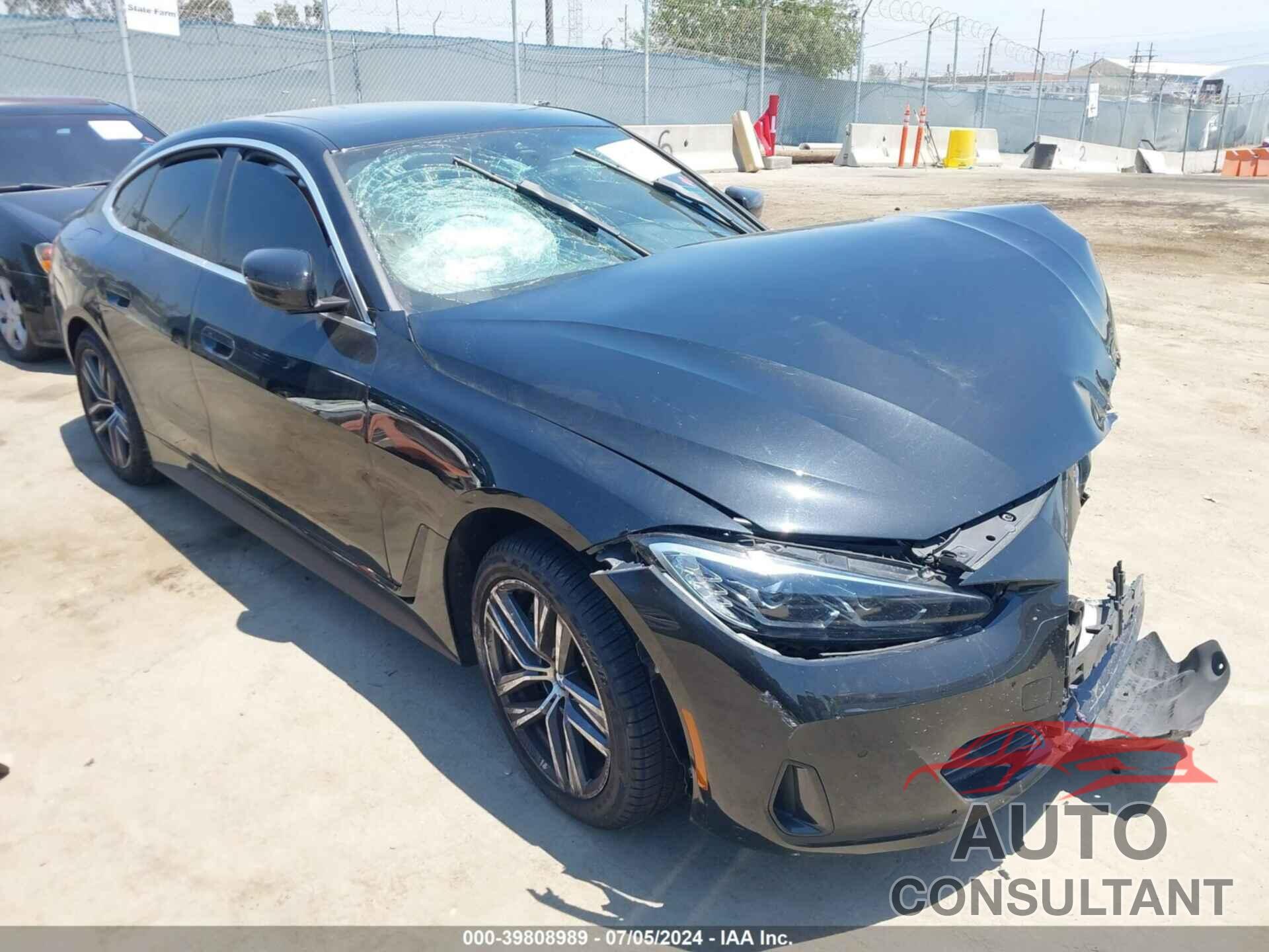 BMW 430I GRAN COUPE 2022 - WBA63AV03NFM79239