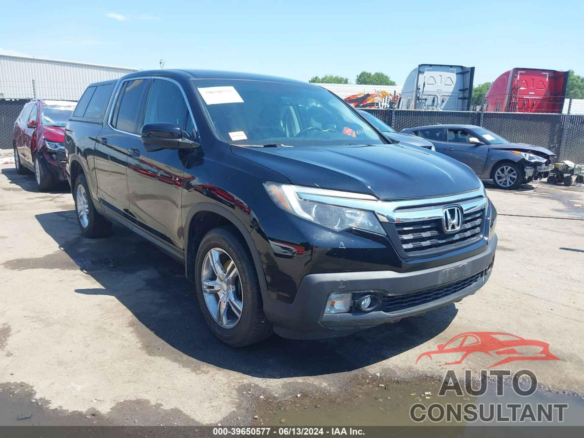 HONDA RIDGELINE 2017 - 5FPYK3F69HB037501