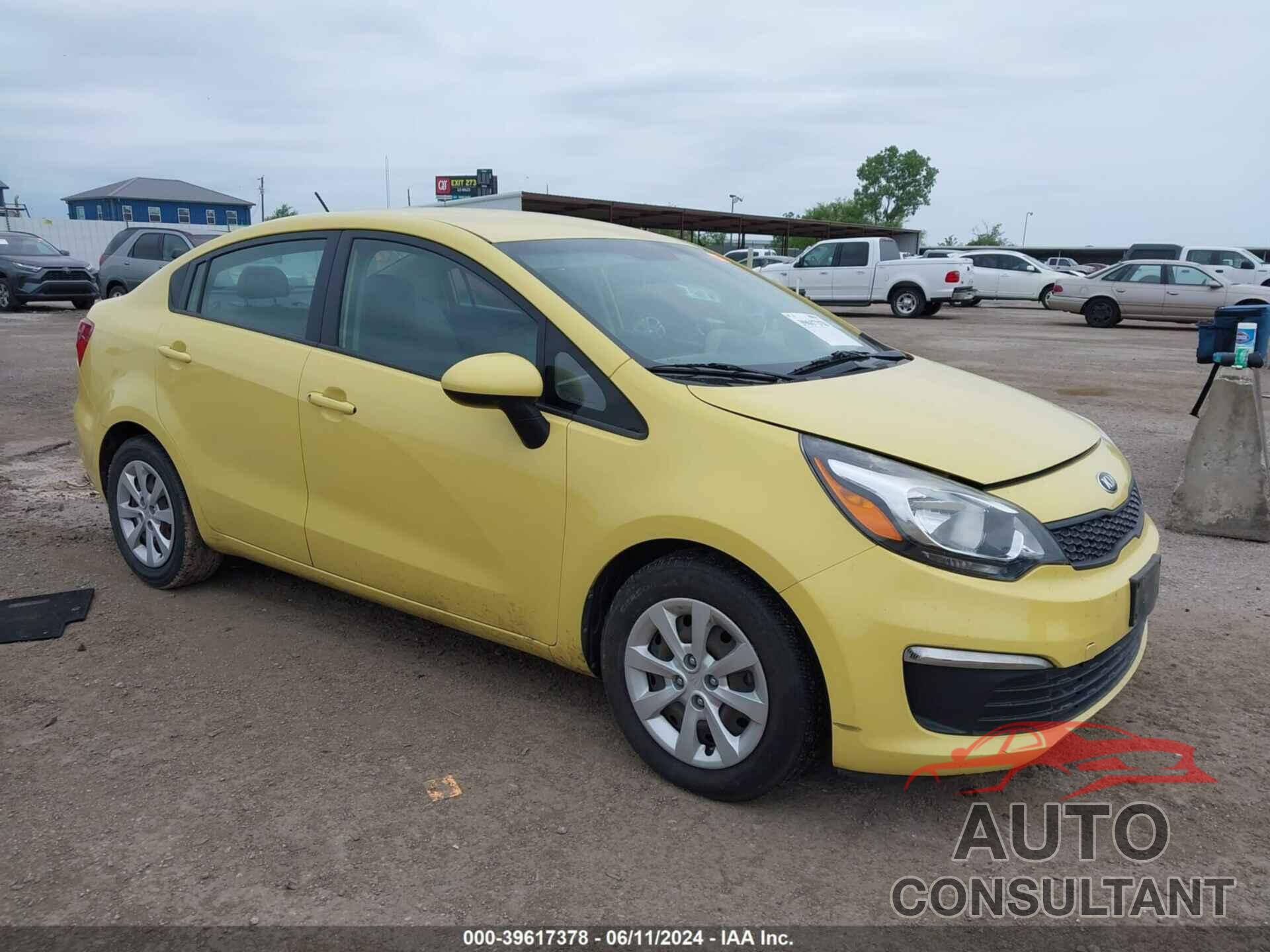 KIA RIO 2016 - KNADM4A33G6621999