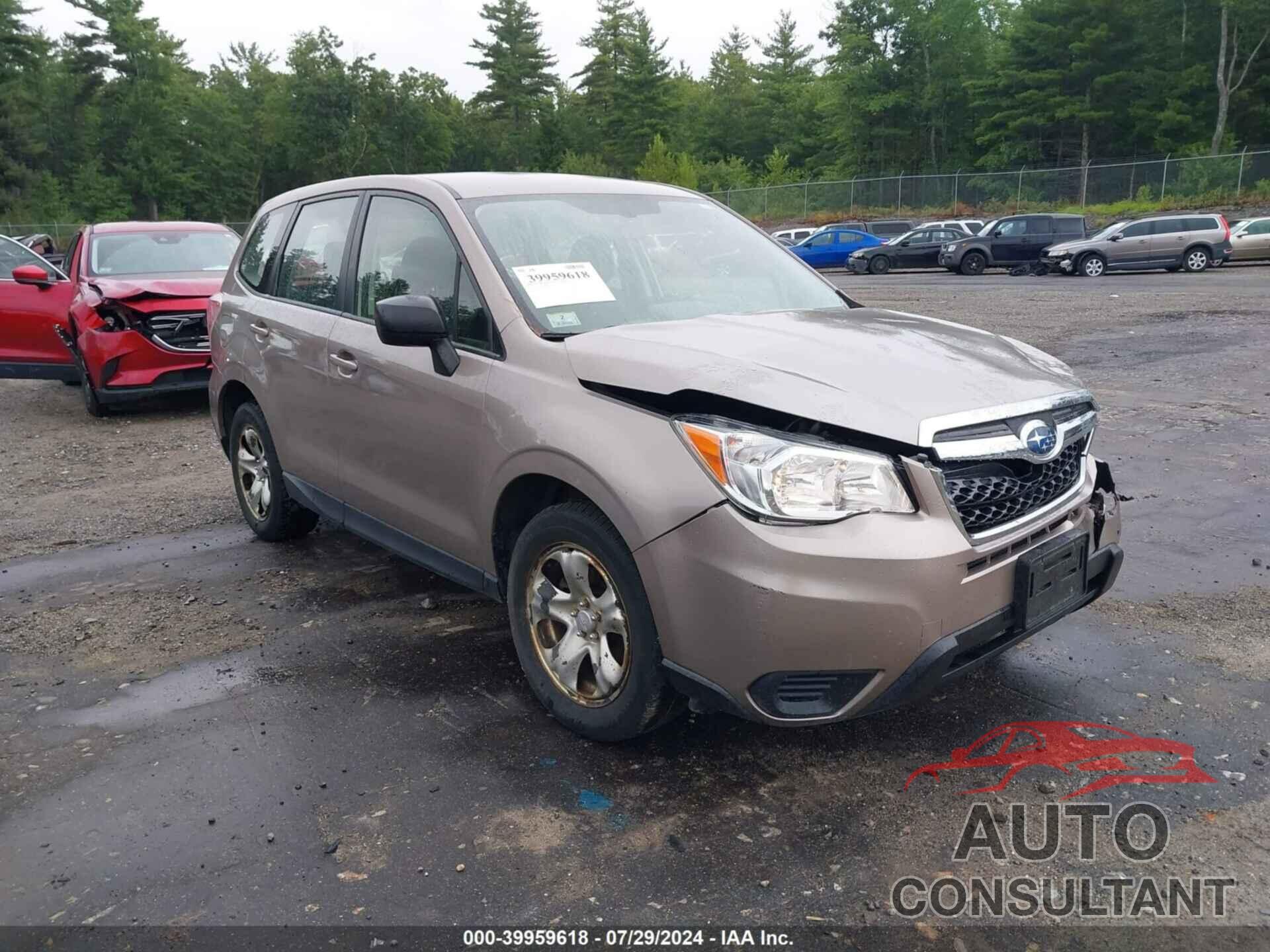 SUBARU FORESTER 2016 - JF2SJAAC8GH477924