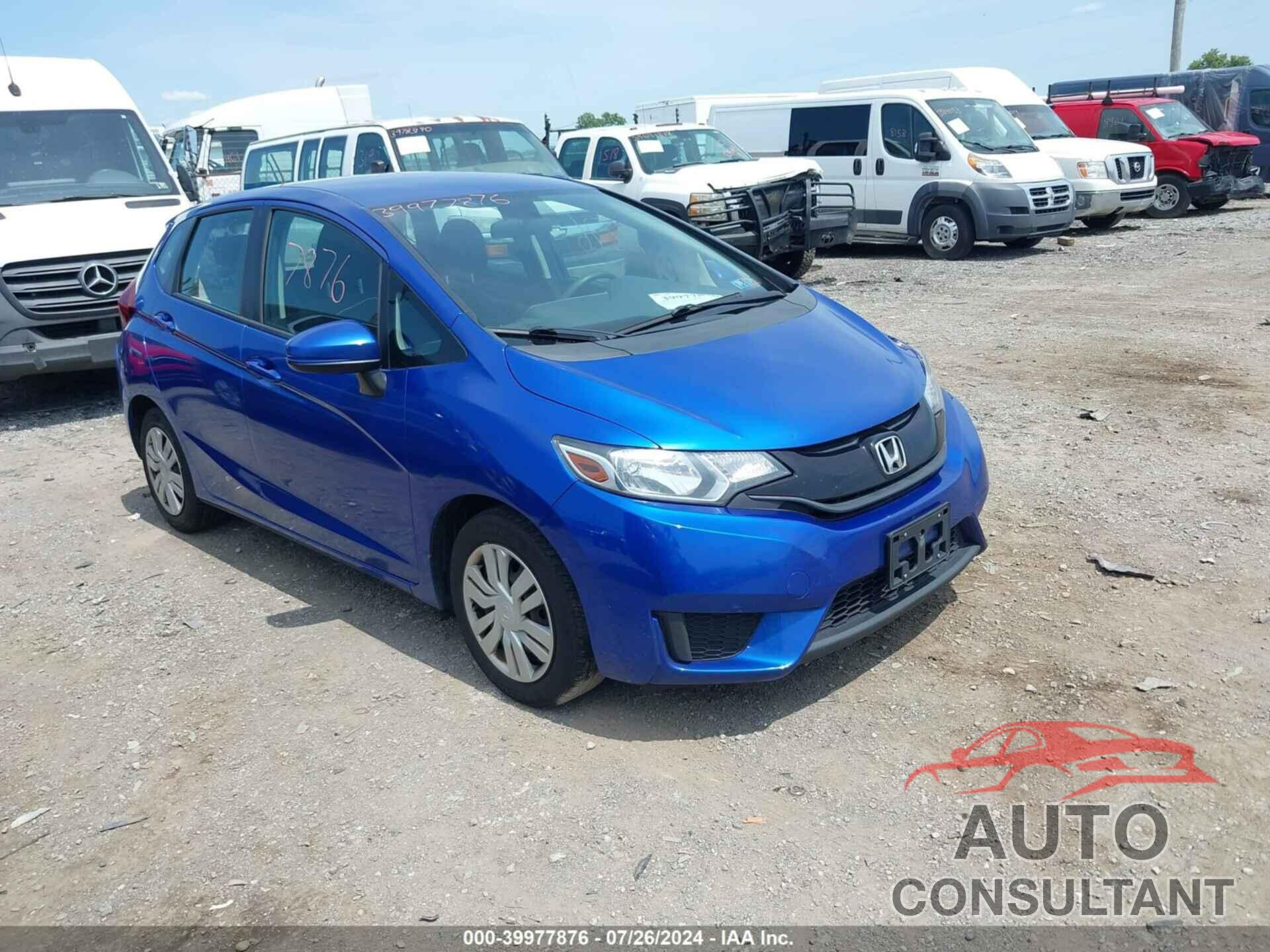 HONDA FIT 2016 - 3HGGK5H58GM704820