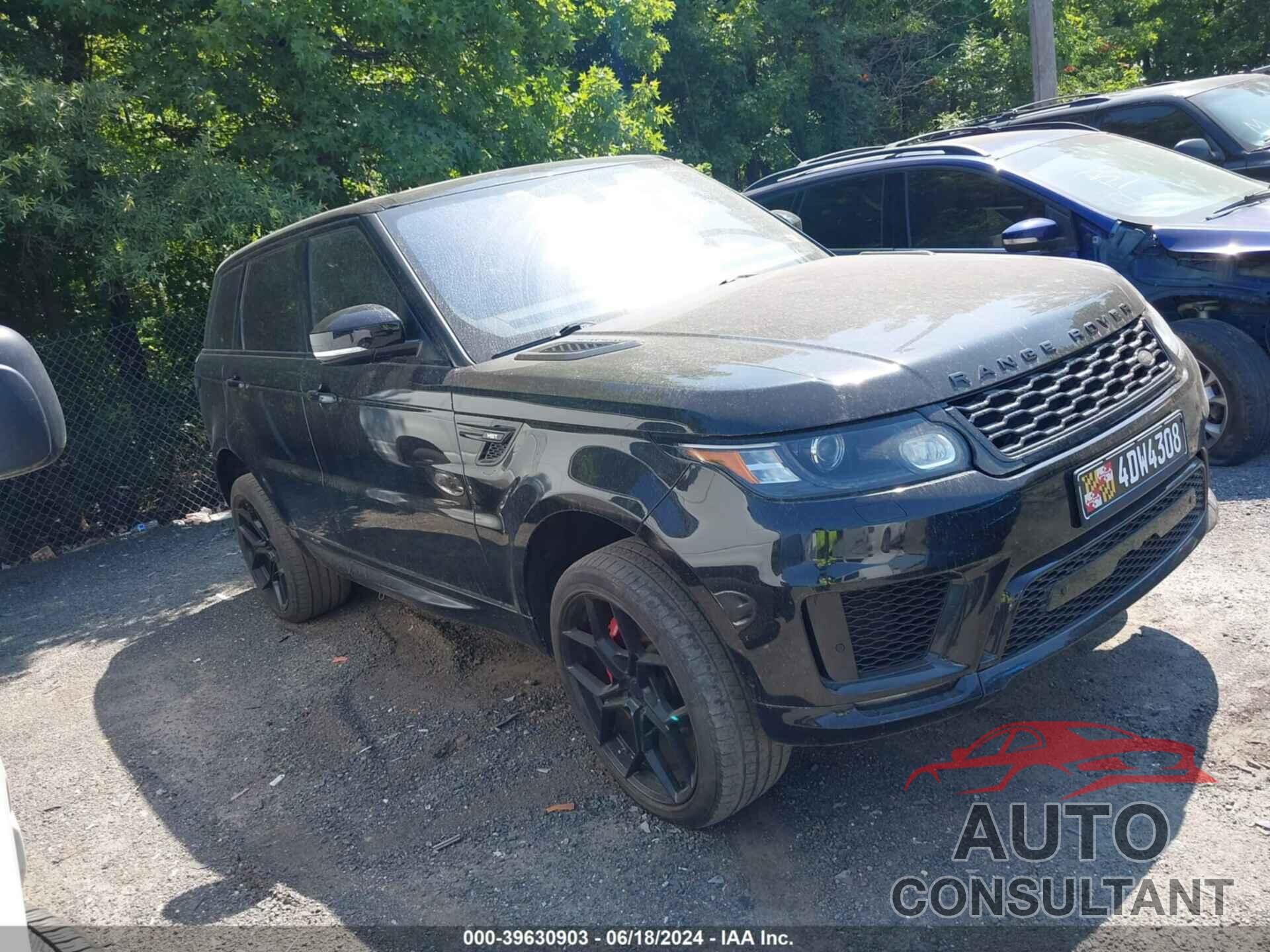 LAND ROVER RANGE ROVER SPORT 2016 - SALWS2PF3GA594607