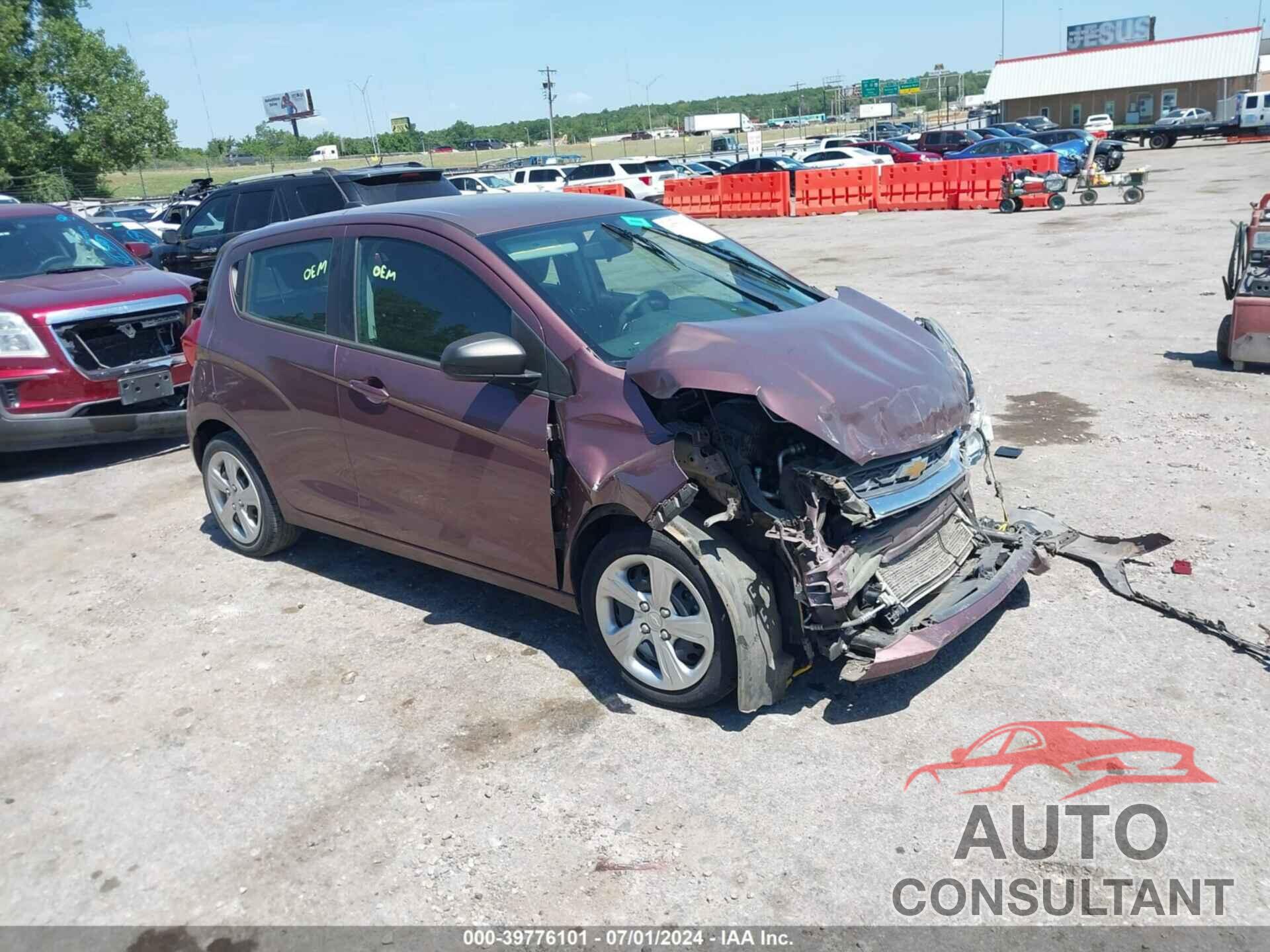 CHEVROLET SPARK 2019 - KL8CB6SA3KC743102