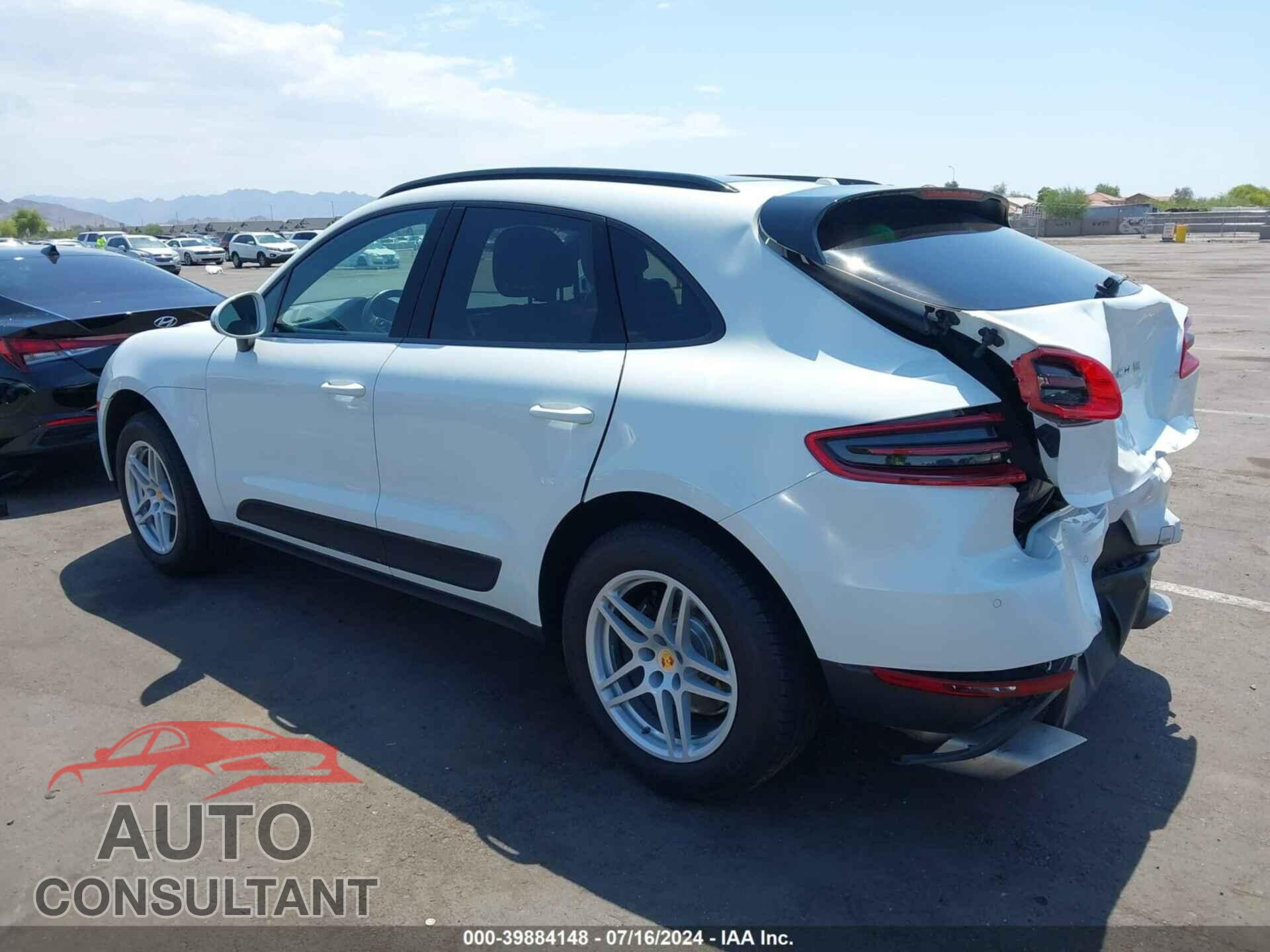 PORSCHE MACAN 2017 - WP1AA2A58HLB03408