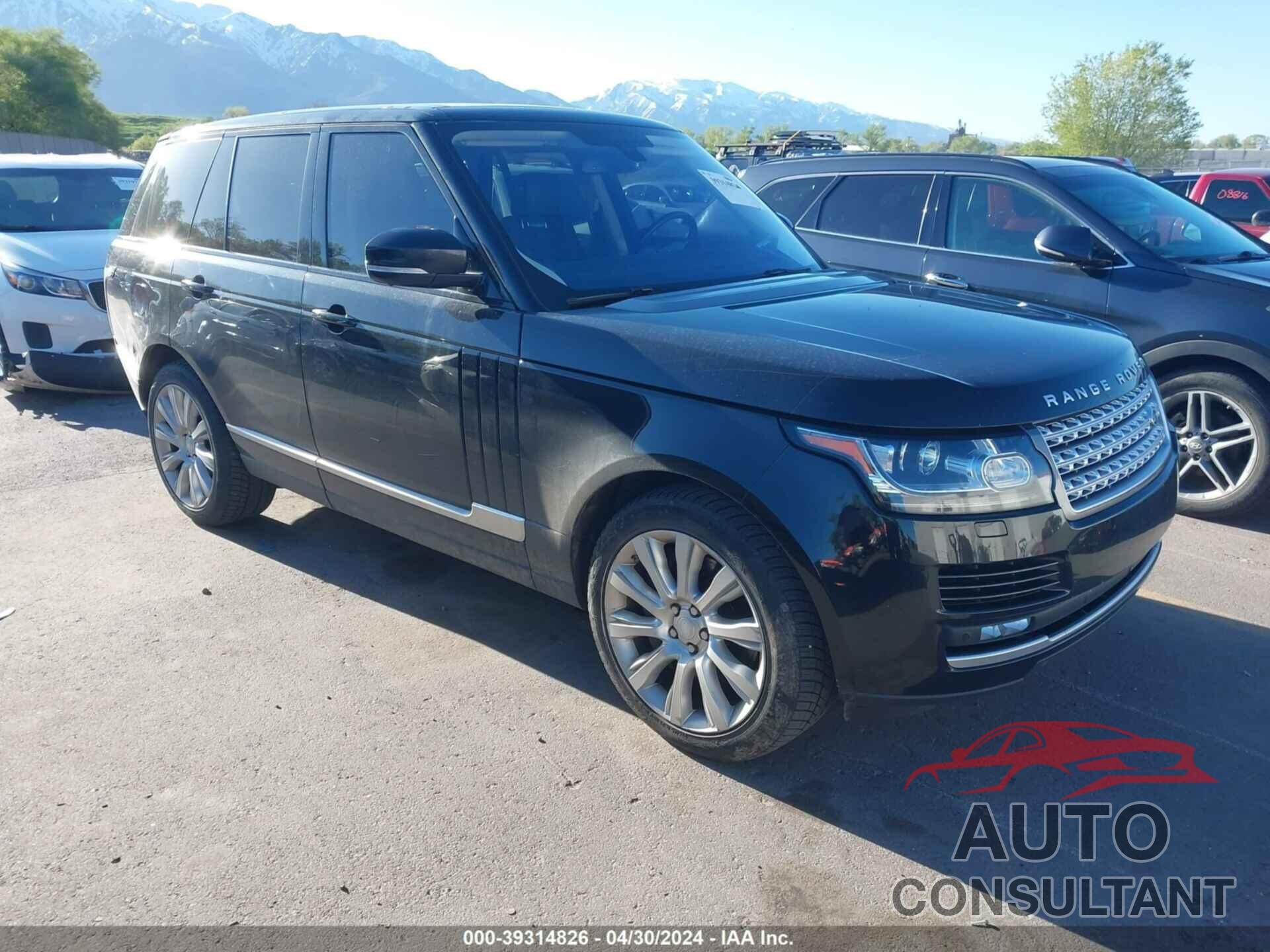 LAND ROVER RANGE ROVER 2016 - SALGS2EF9GA307066