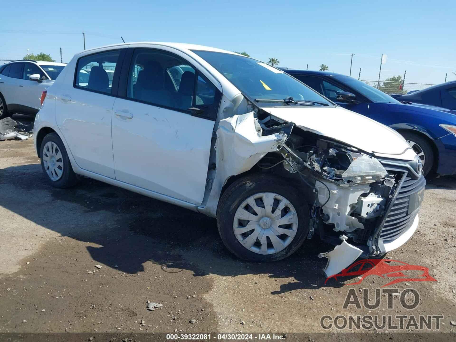 TOYOTA YARIS 2017 - VNKKTUD3XHA085549