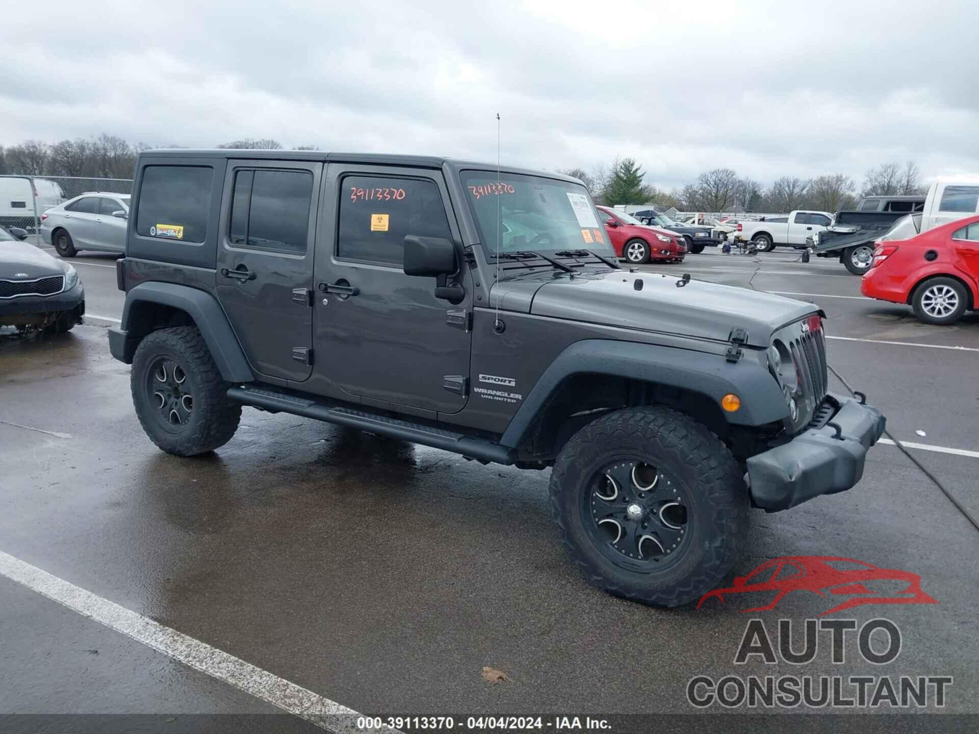 JEEP WRANGLER UNLIMITED SPORT 4WD 2017 - 1C4BJWDG0HL513873