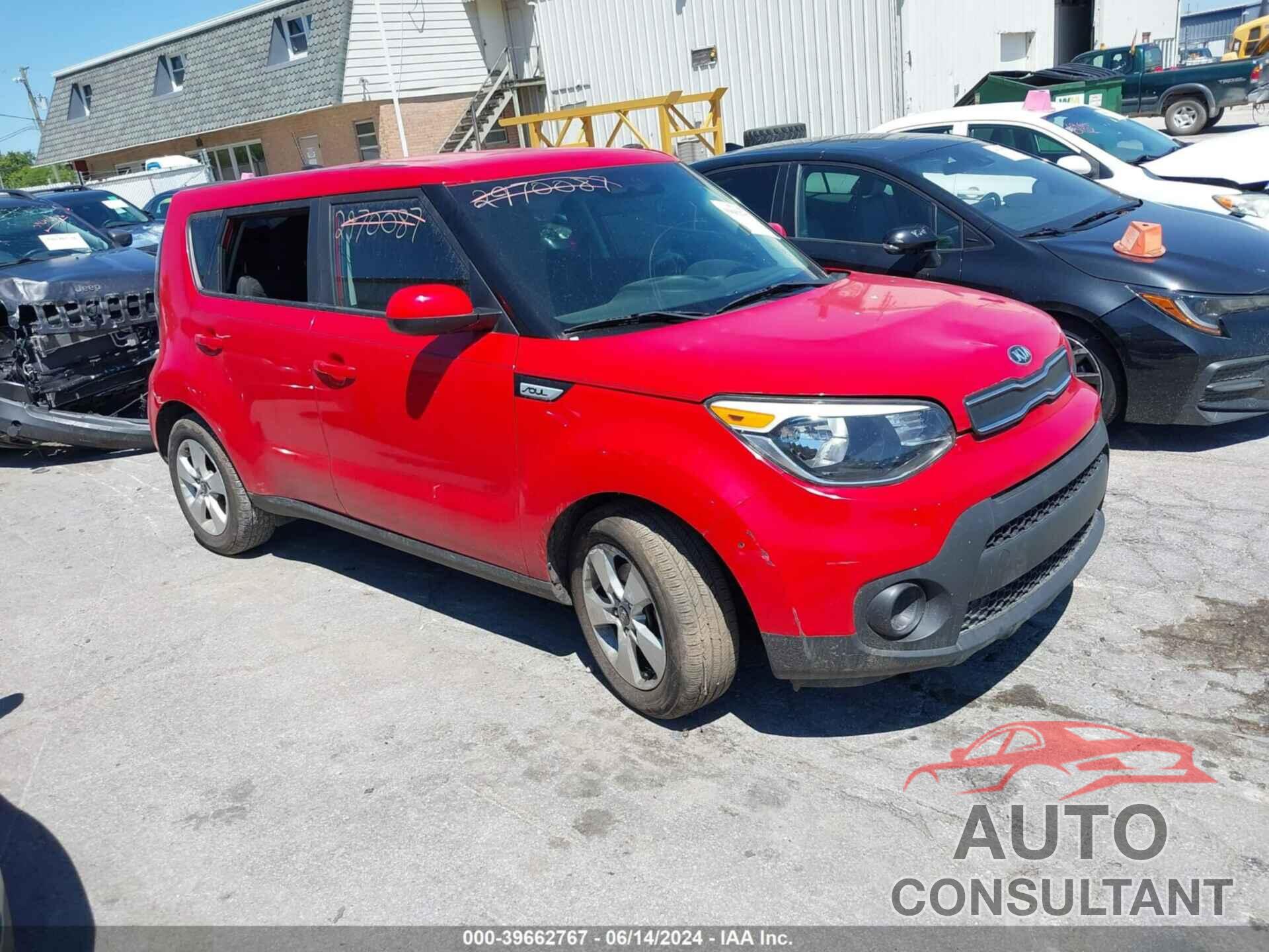 KIA SOUL 2019 - KNDJN2A29K7692237