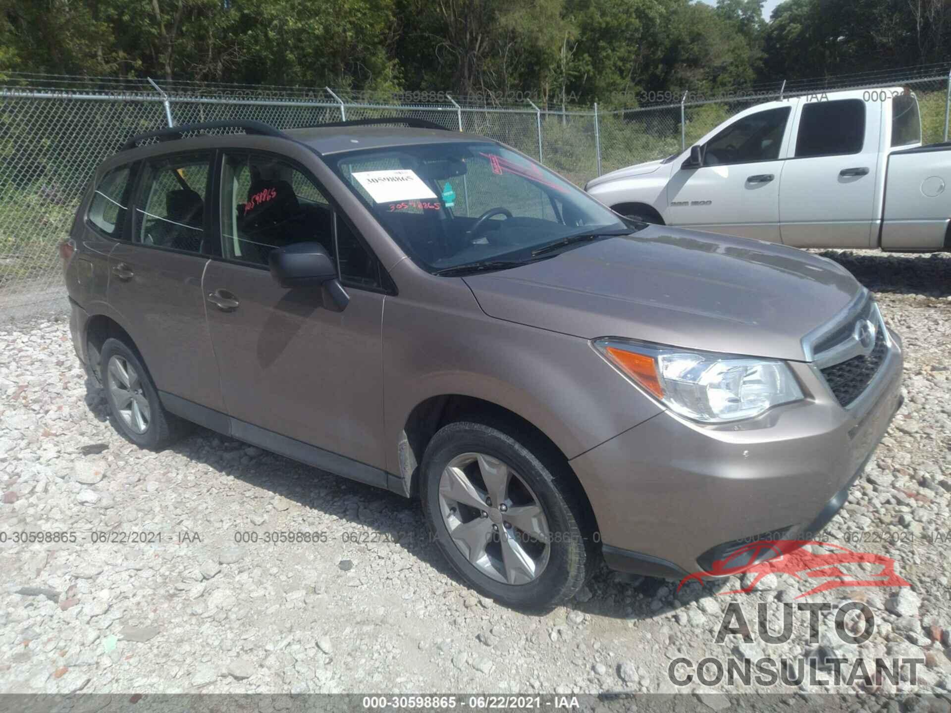 SUBARU FORESTER 2016 - JF2SJABC7GH421052