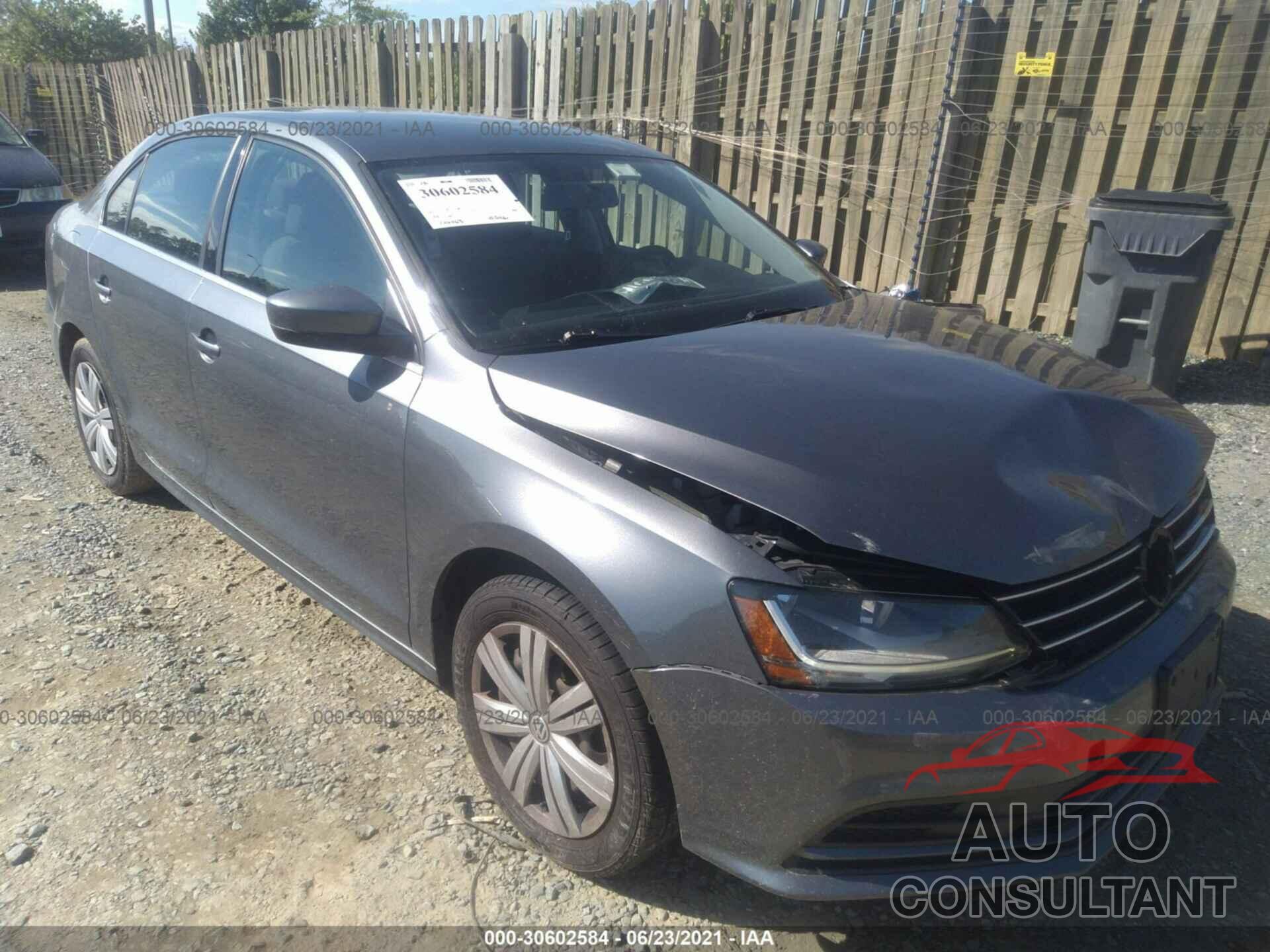 VOLKSWAGEN JETTA 2017 - 3VW2B7AJ3HM395445