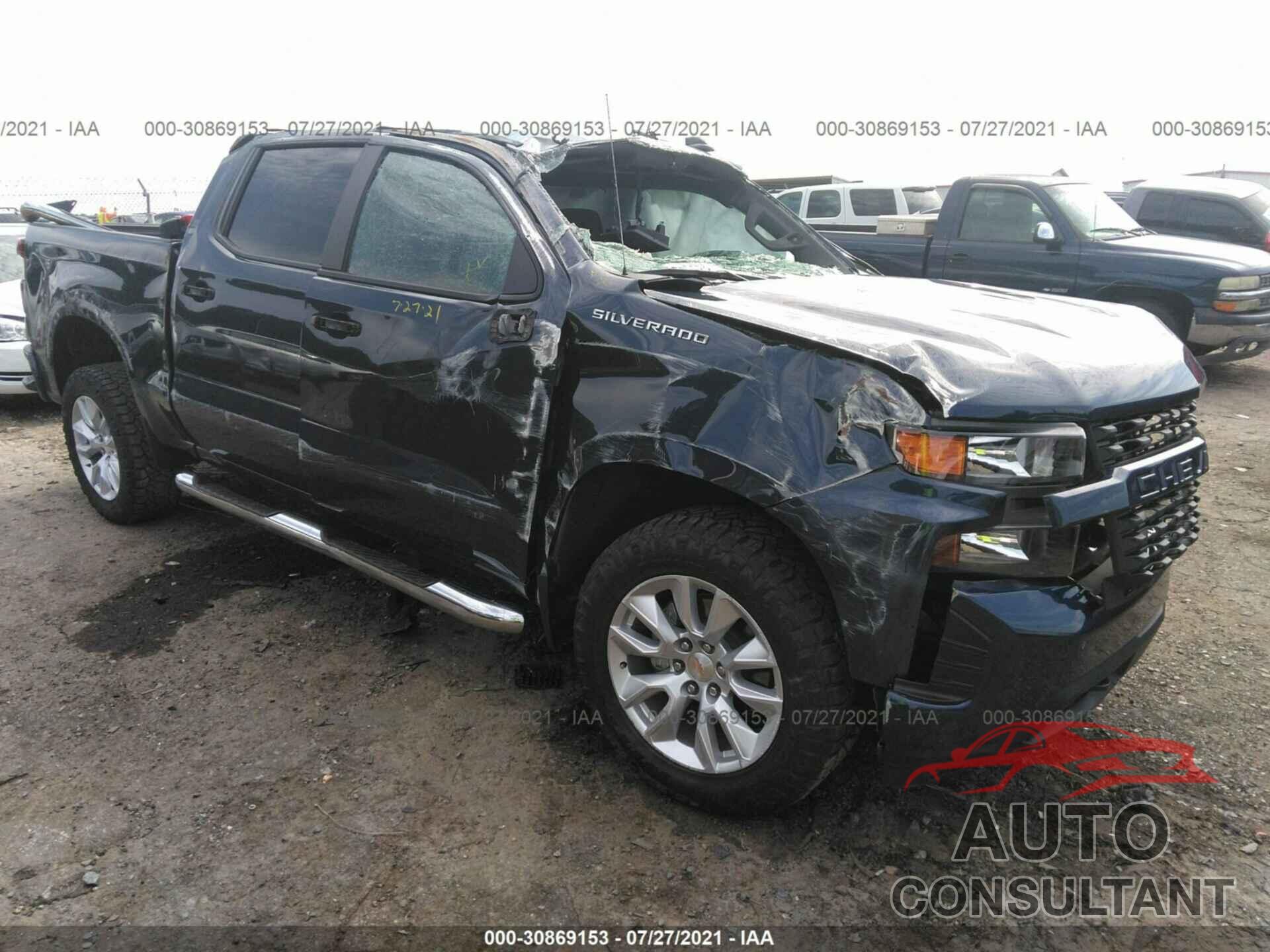 CHEVROLET SILVERADO 1500 2021 - 1GCPWBEK0MZ193724