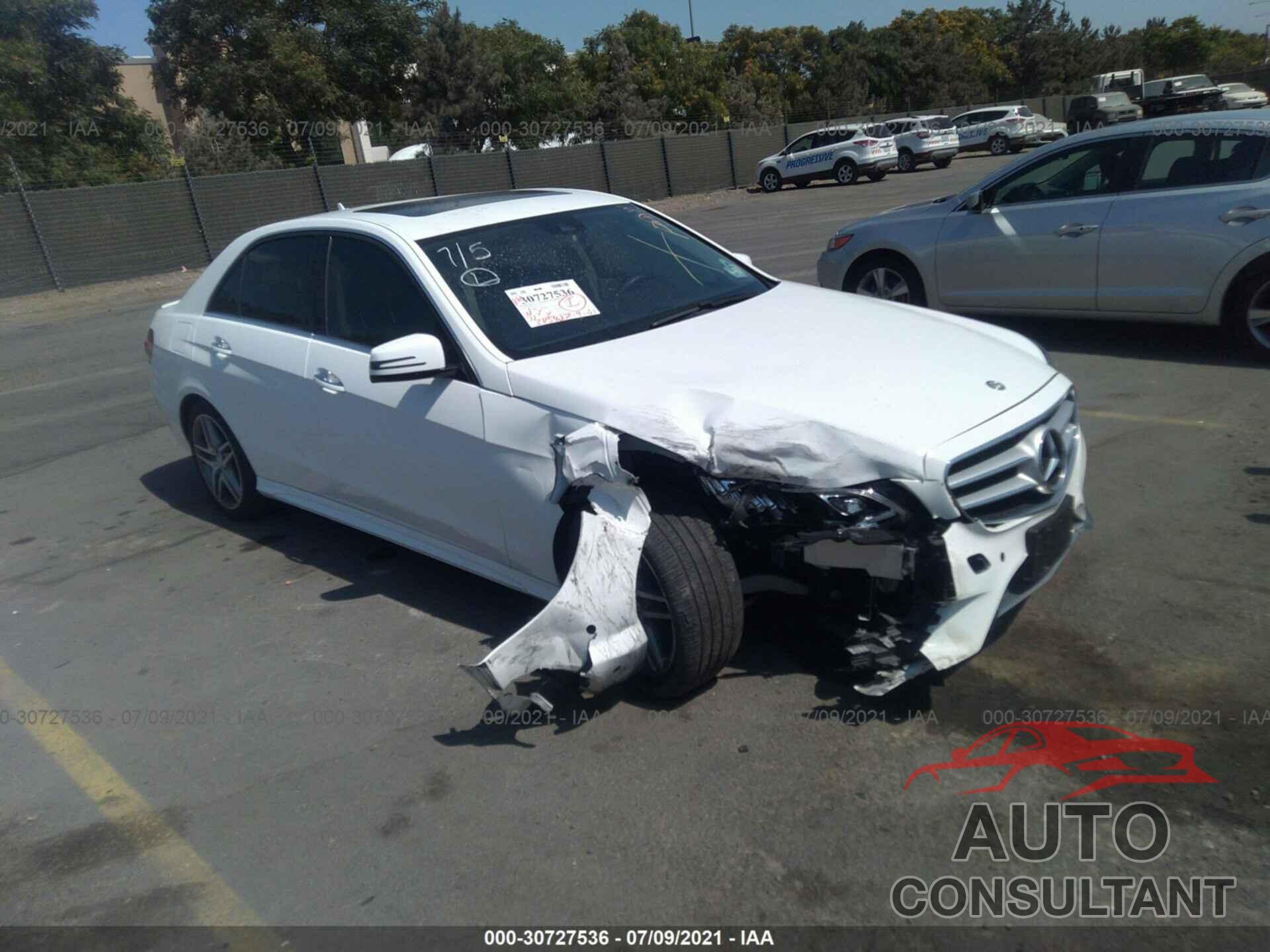 MERCEDES-BENZ E-CLASS 2016 - WDDHF8JB4GB223534