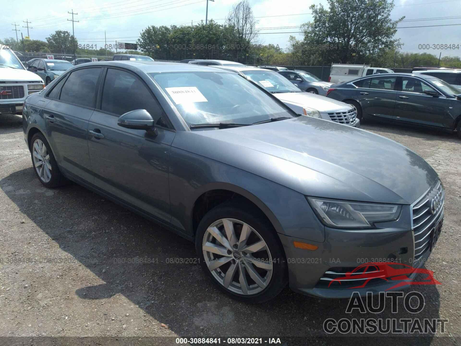 AUDI A4 2017 - WAUGNAF46HN034598