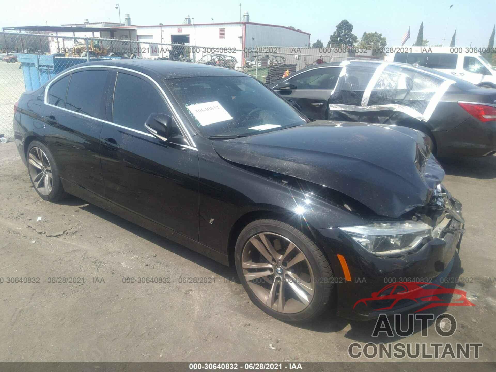 BMW 3 SERIES 2018 - WBA8E1C52JA178065