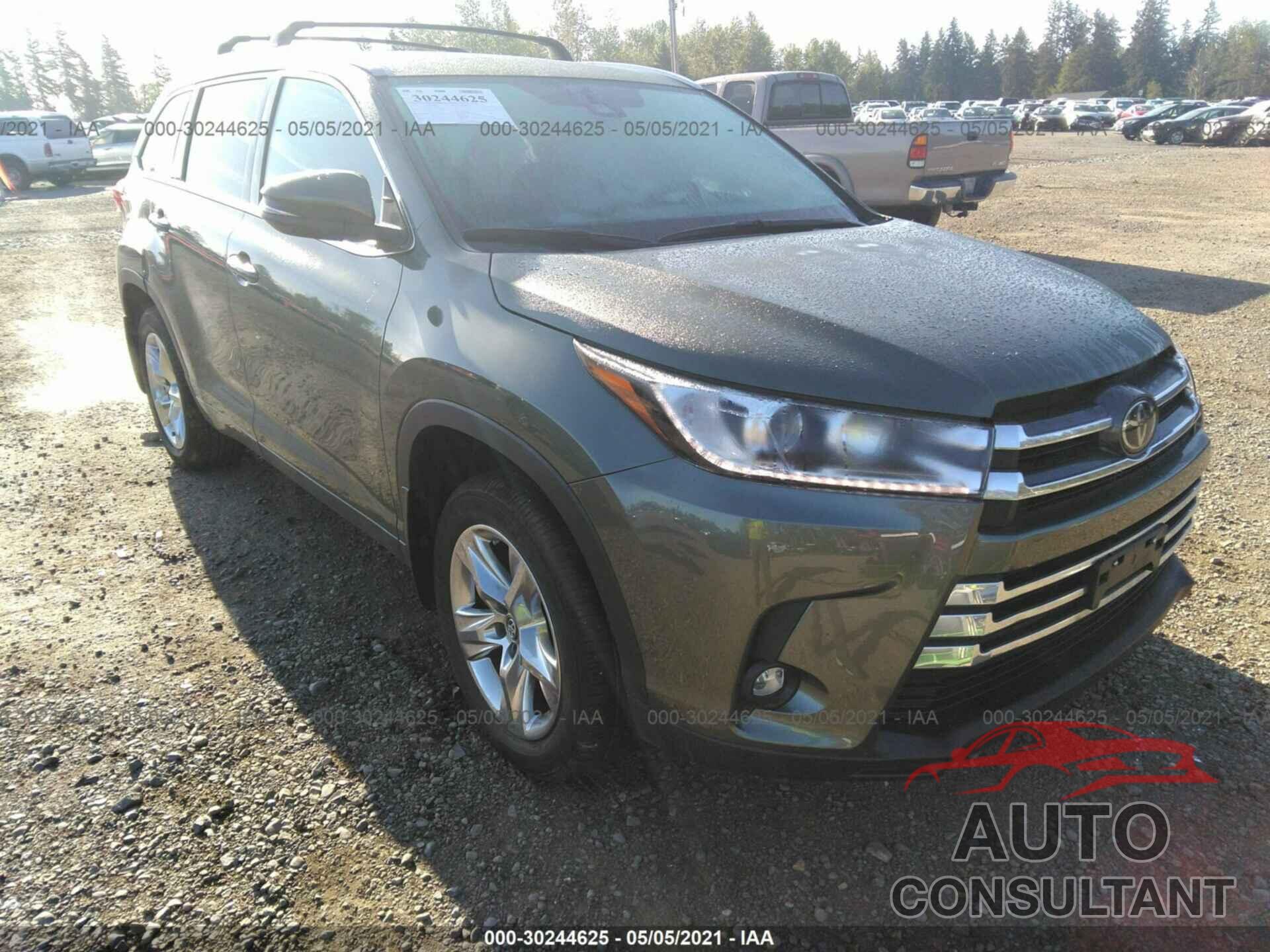 TOYOTA HIGHLANDER 2019 - 5TDDZRFH6KS963221