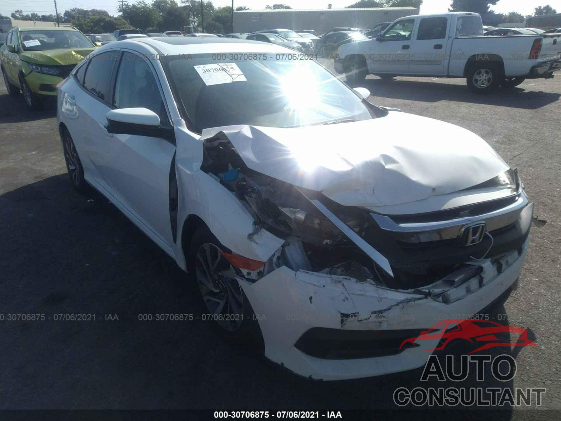 HONDA CIVIC SEDAN 2016 - 19XFC2F72GE212482