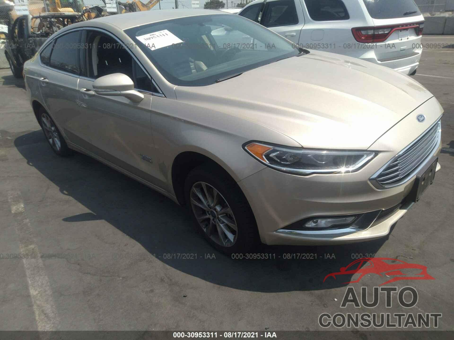 FORD FUSION ENERGI 2017 - 3FA6P0PU8HR373481