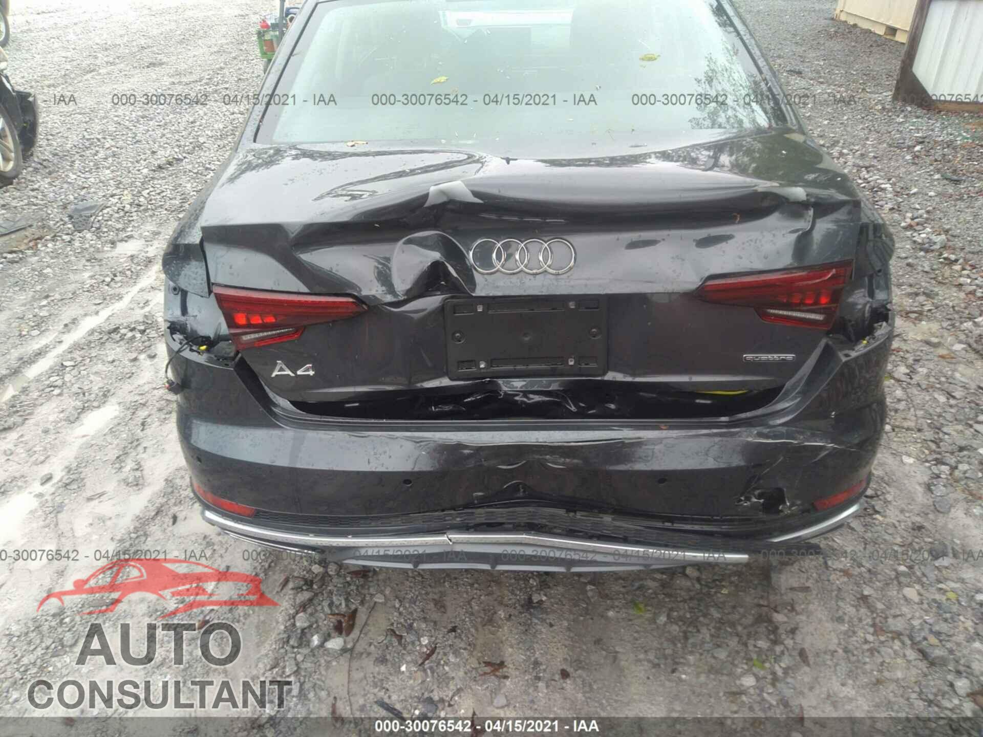 AUDI A4 2019 - WAUENAF45KA014459