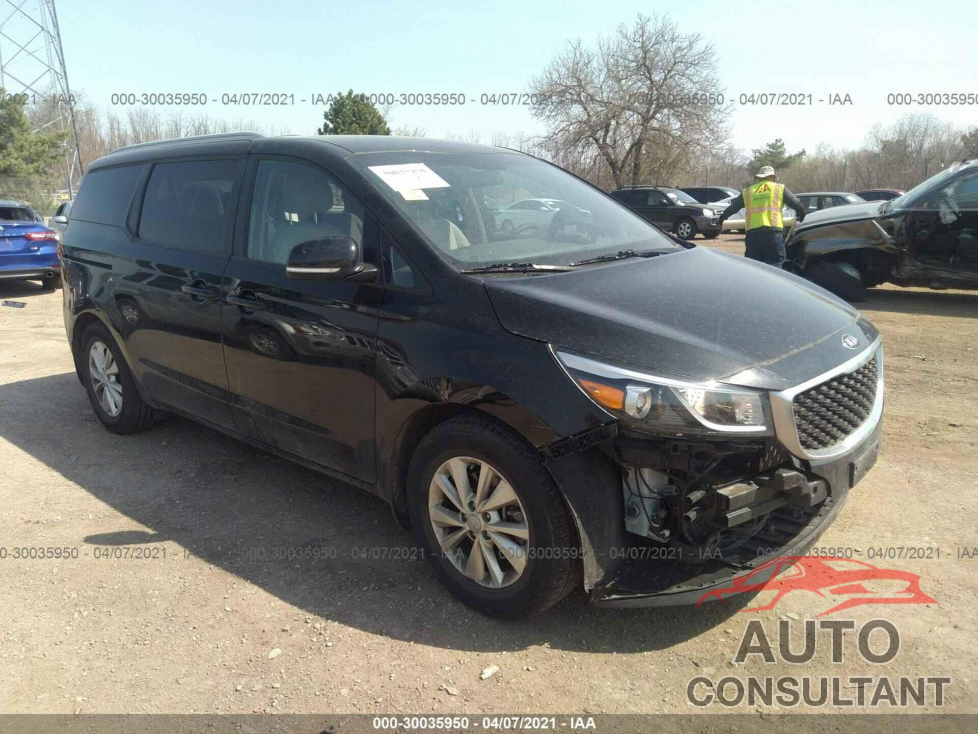 KIA SEDONA 2016 - KNDMB5C13G6182314