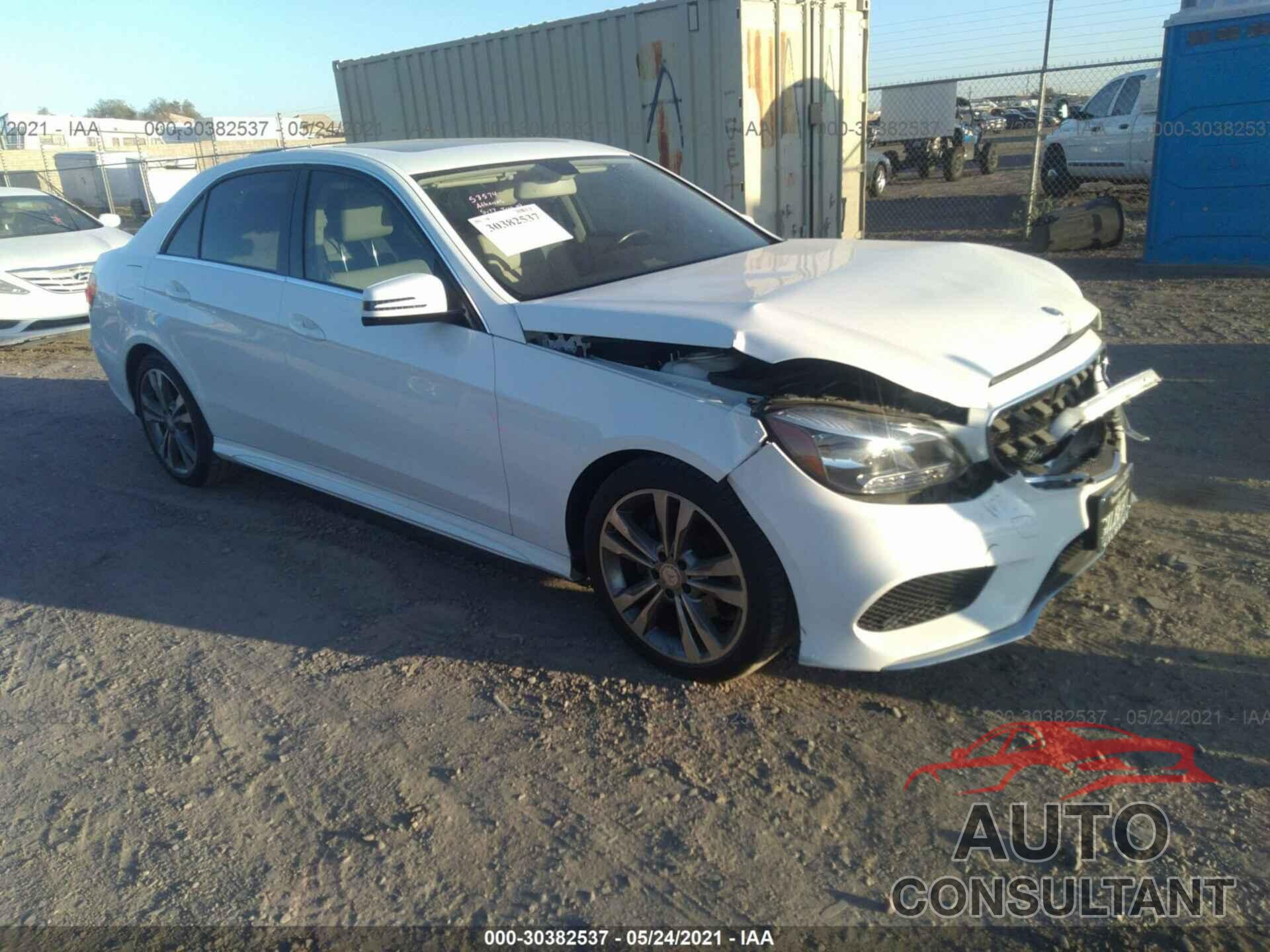 MERCEDES-BENZ E-CLASS 2016 - WDDHF5KB2GB306621