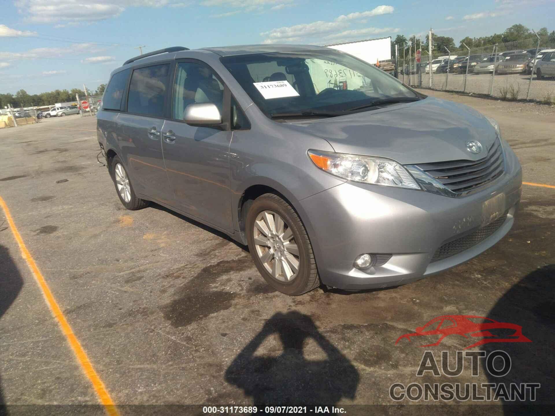 TOYOTA SIENNA 2017 - 5TDDZ3DC0HS166864