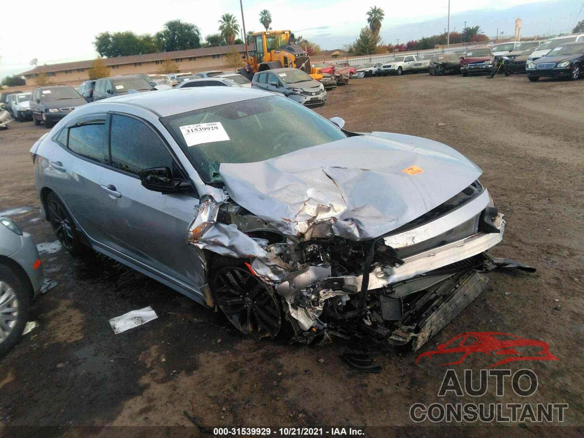 HONDA CIVIC HATCHBACK 2021 - SHHFK7H43MU421219
